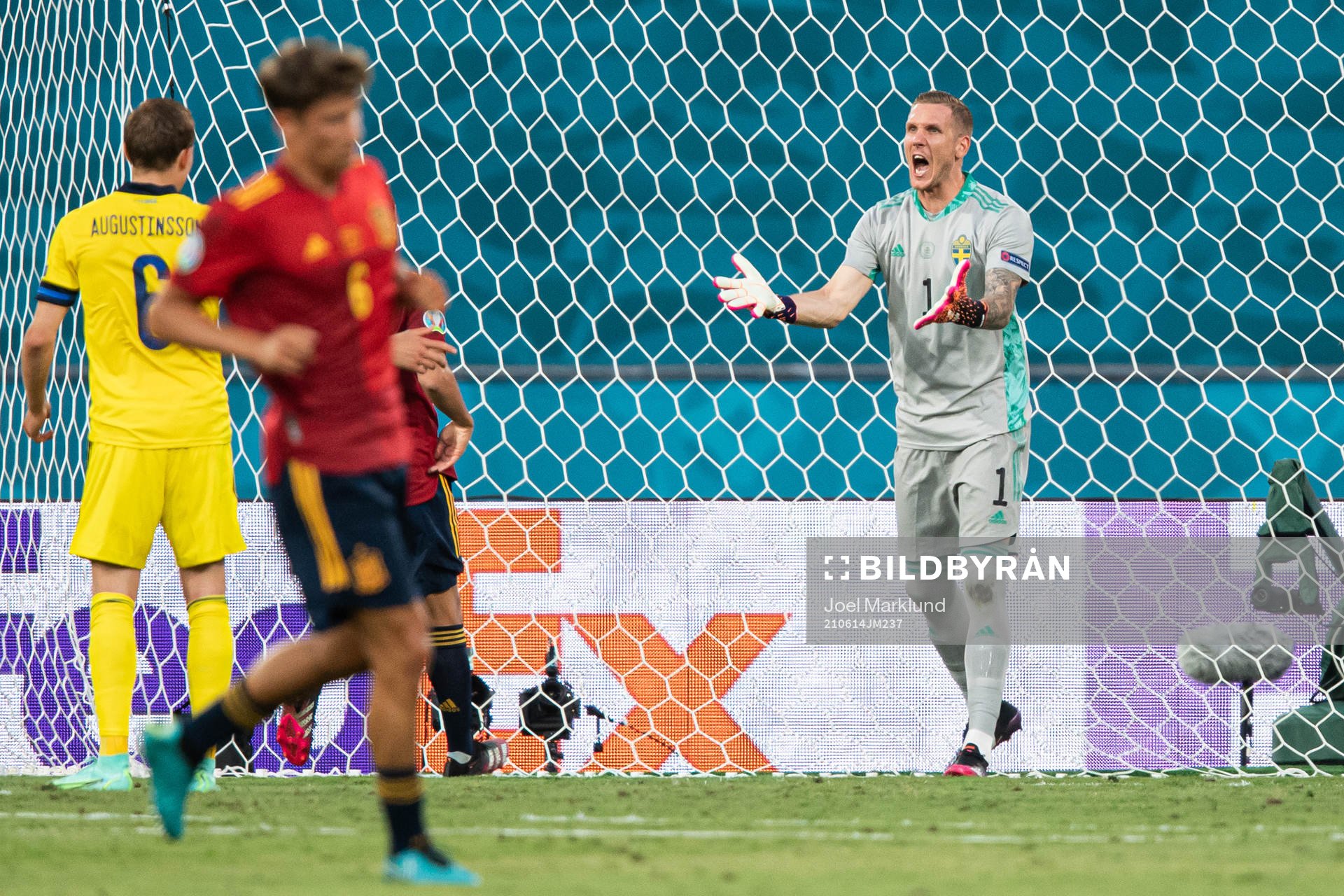 during the UEFA Euro 2020 Football Championship match