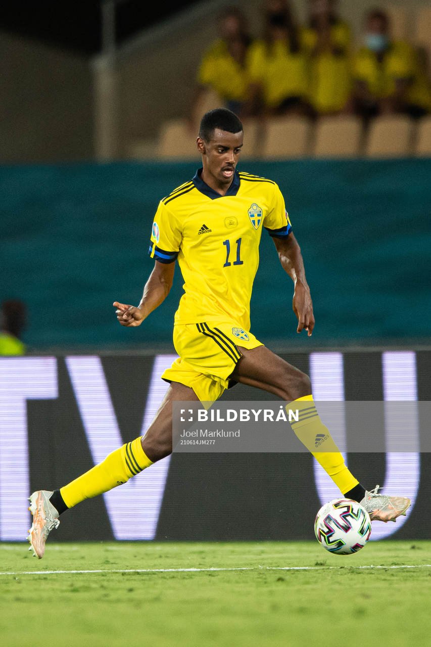 Alexander Isak of Sweden