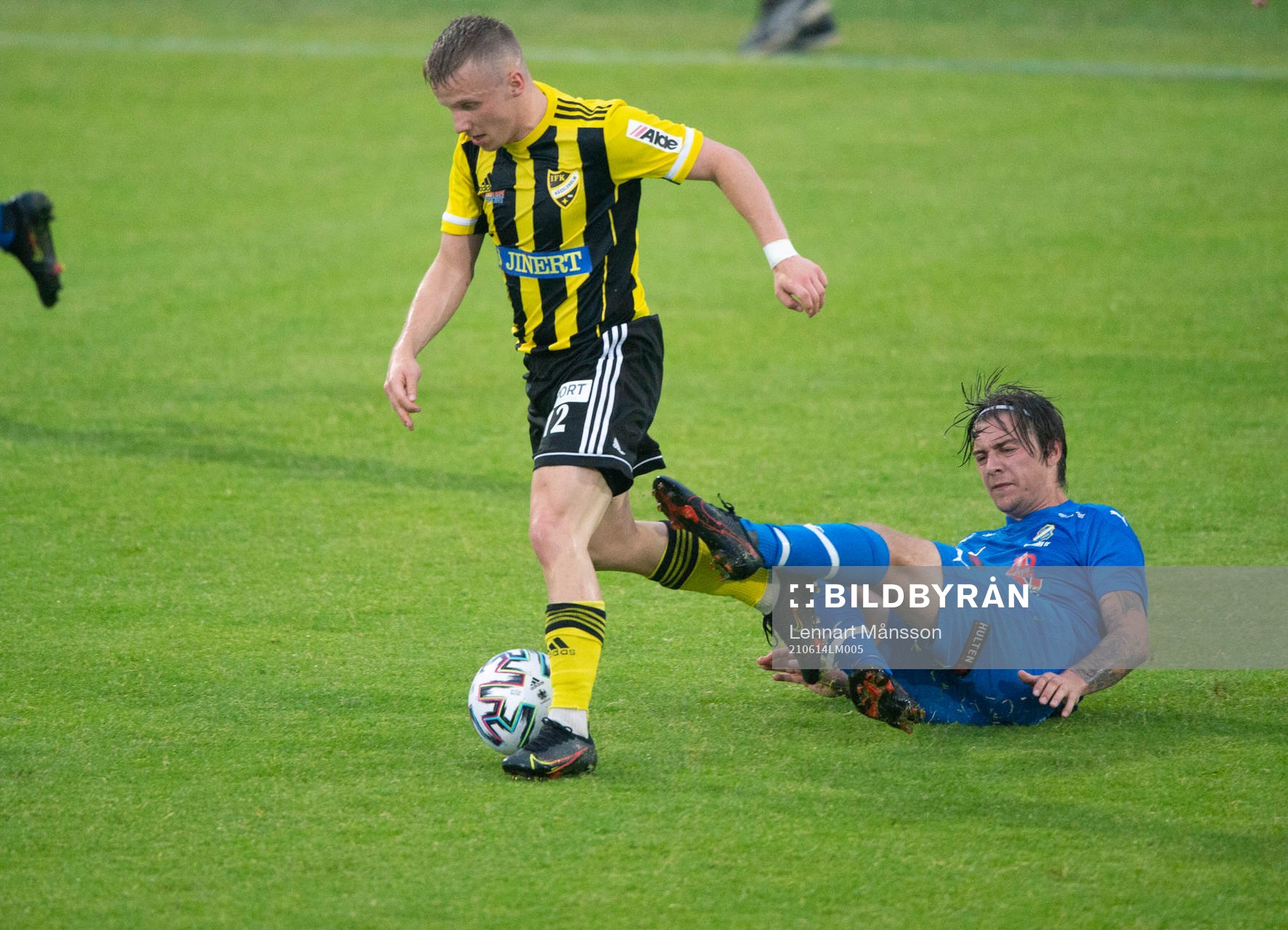 IFK Hässleholms Amel Crnalic i matchen i division 2 Södra