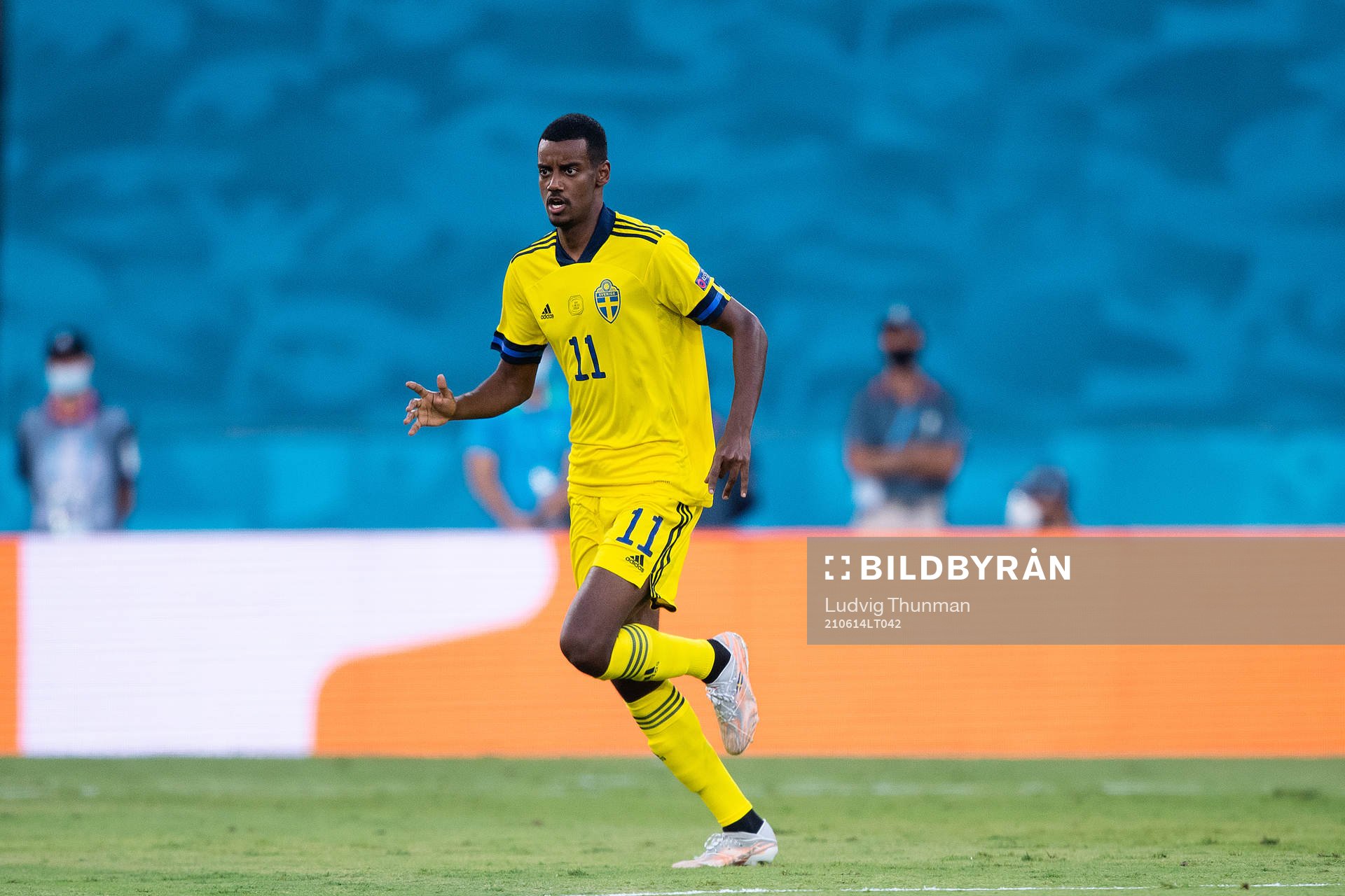 Alexander Isak of Sweden