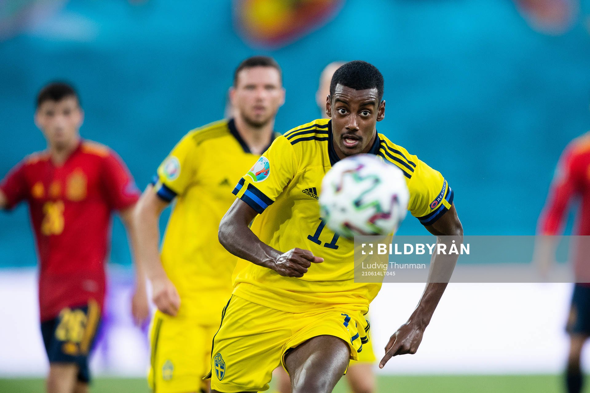 Alexander Isak of Sweden