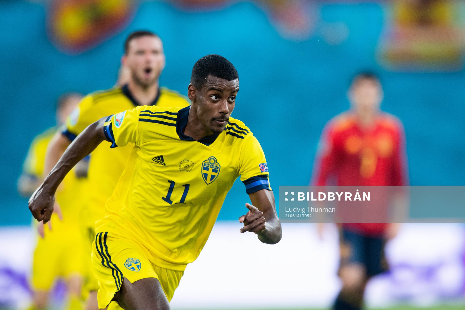 Alexander Isak of Sweden