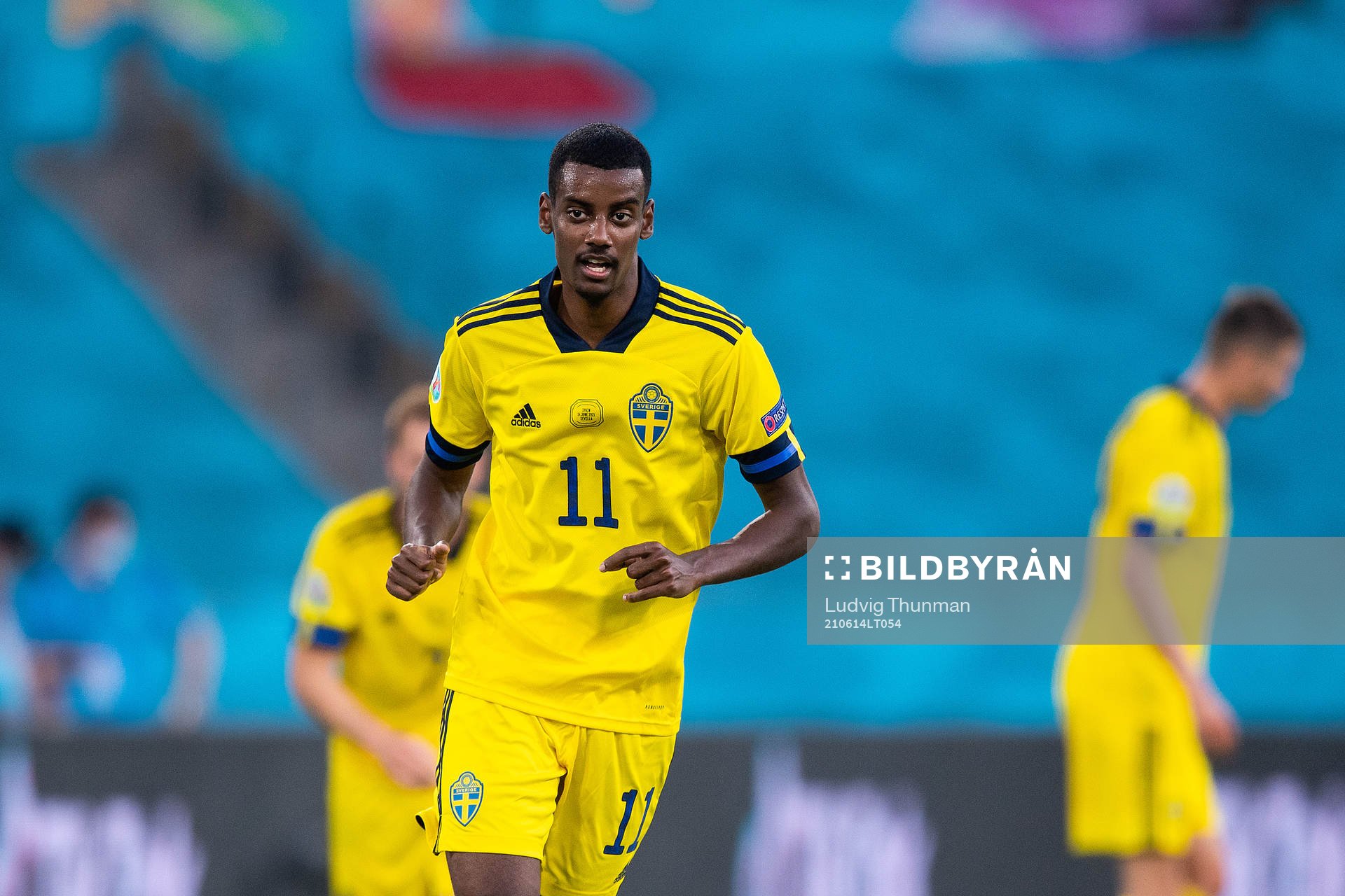 Alexander Isak of Sweden