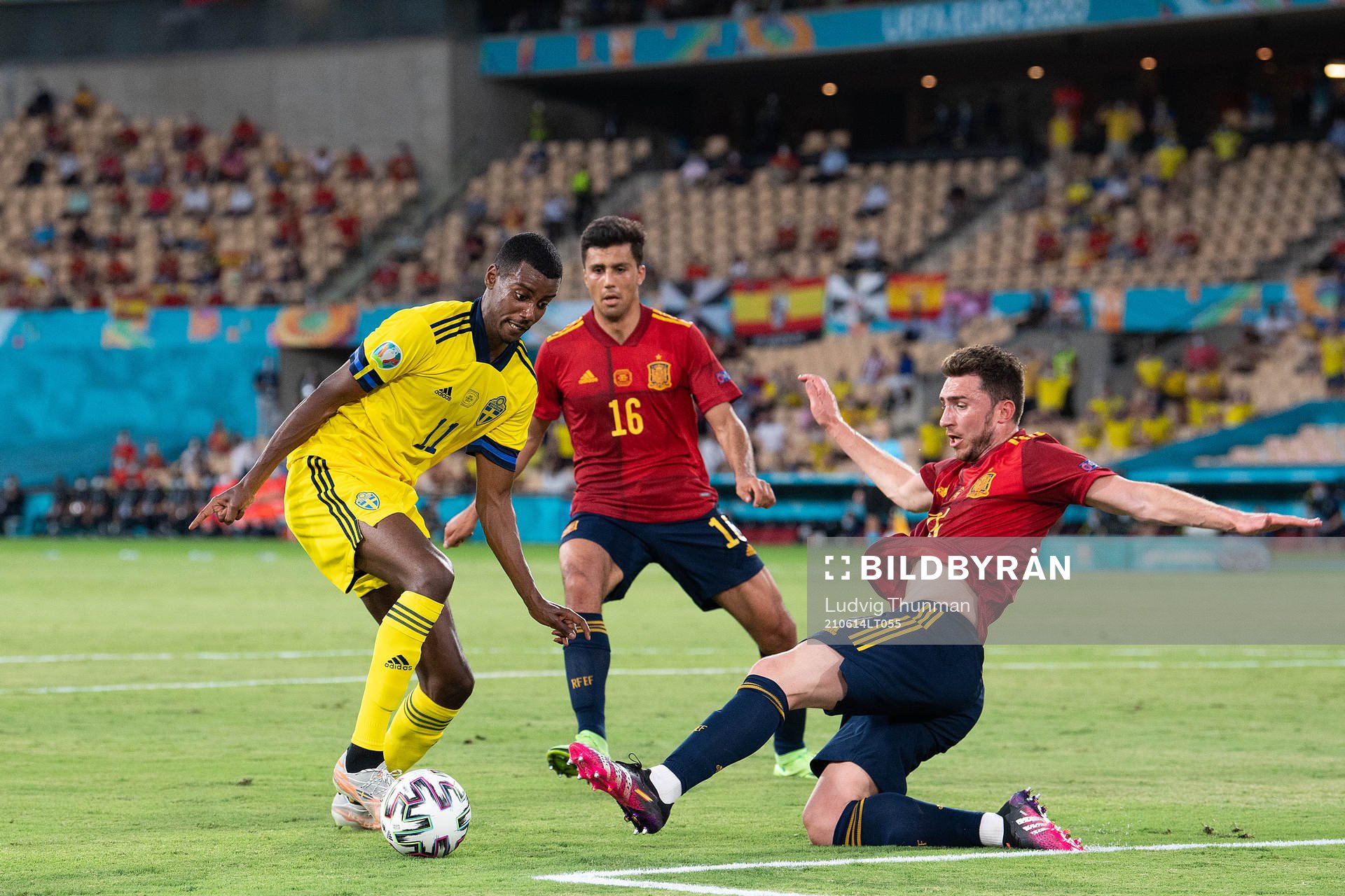 Alexander Isak of Sweden