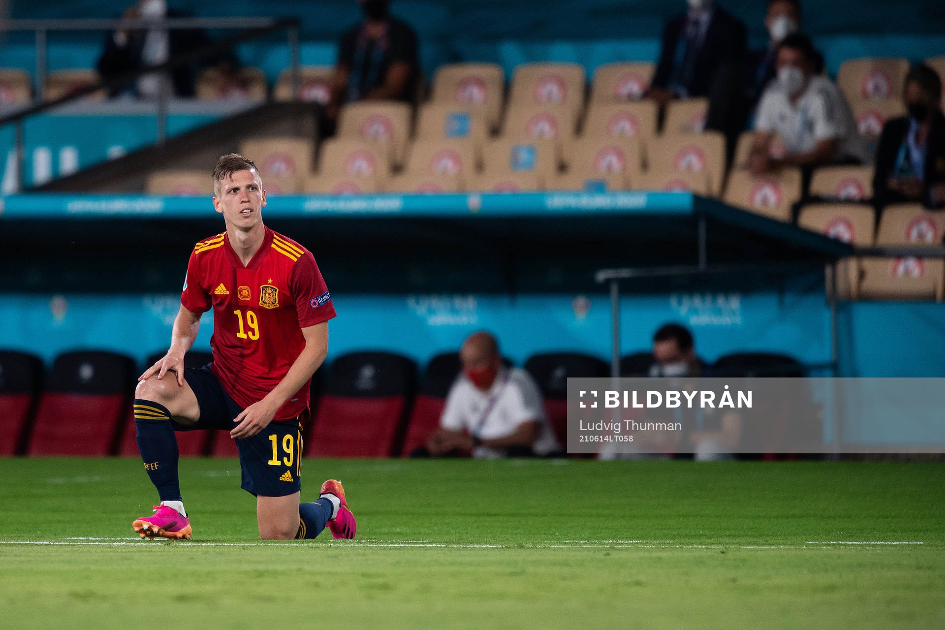 Dani Olmo of Spain