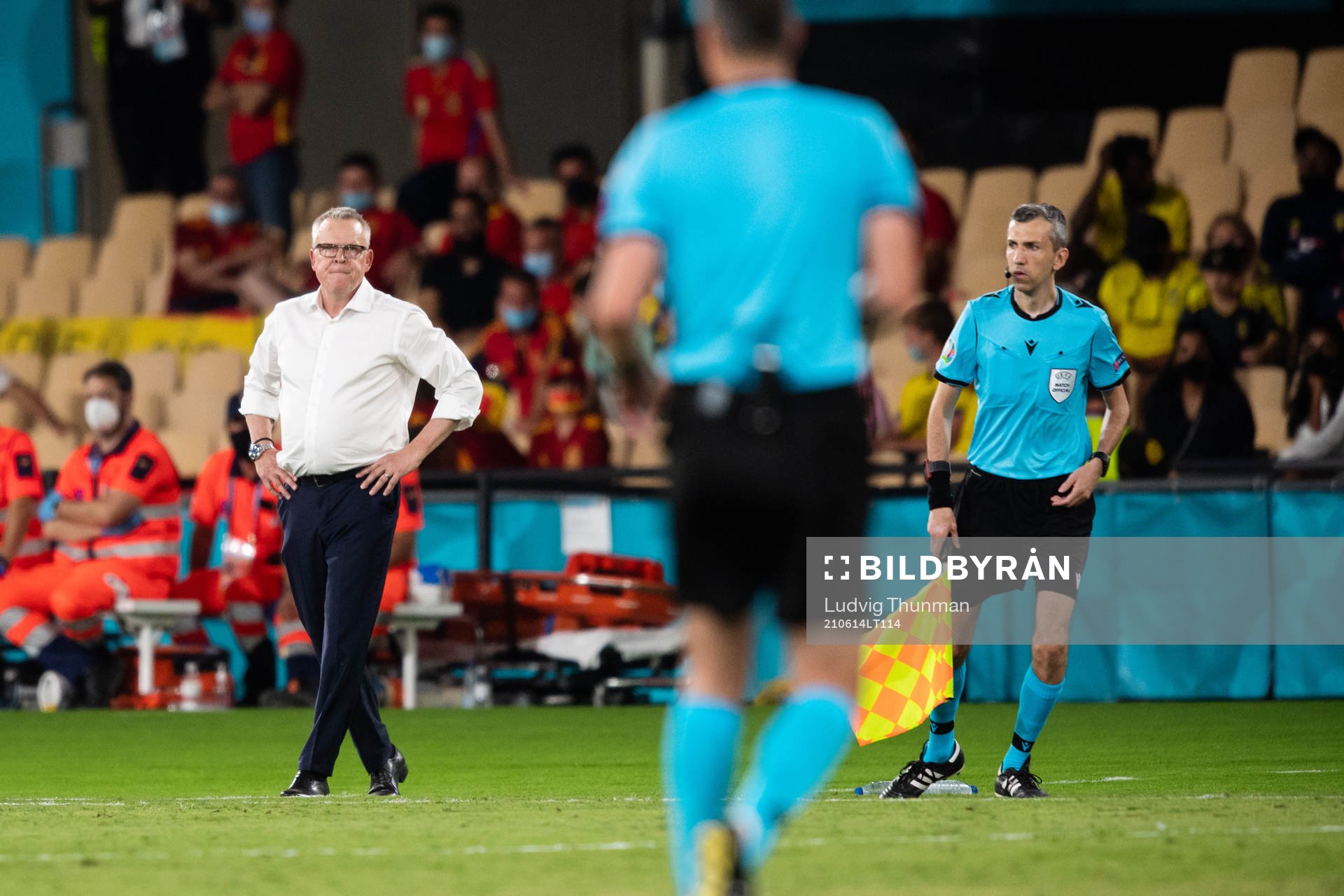 head coach Janne Andersson of Sweden