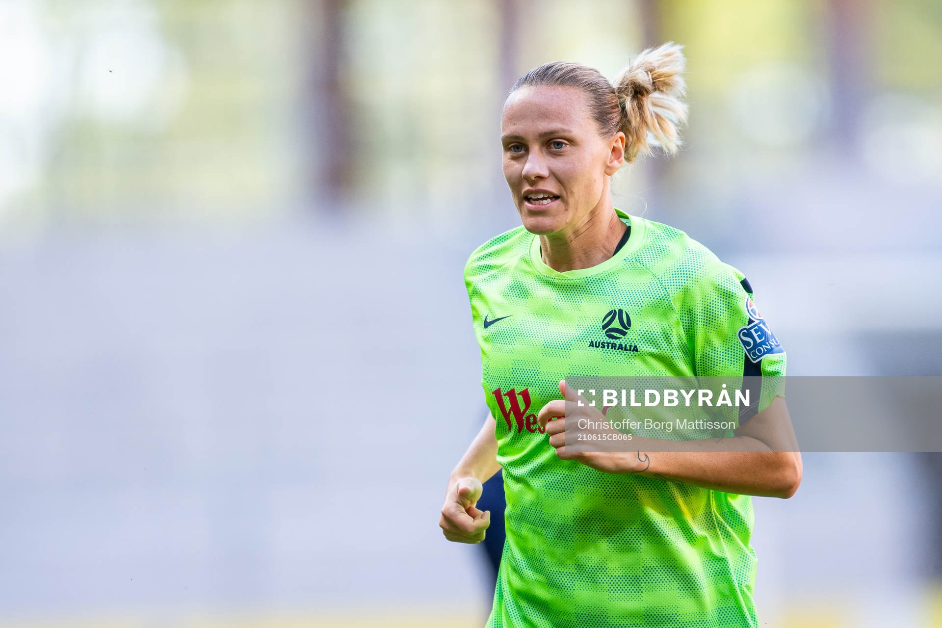Emily van Egmond of Australia prior to the international