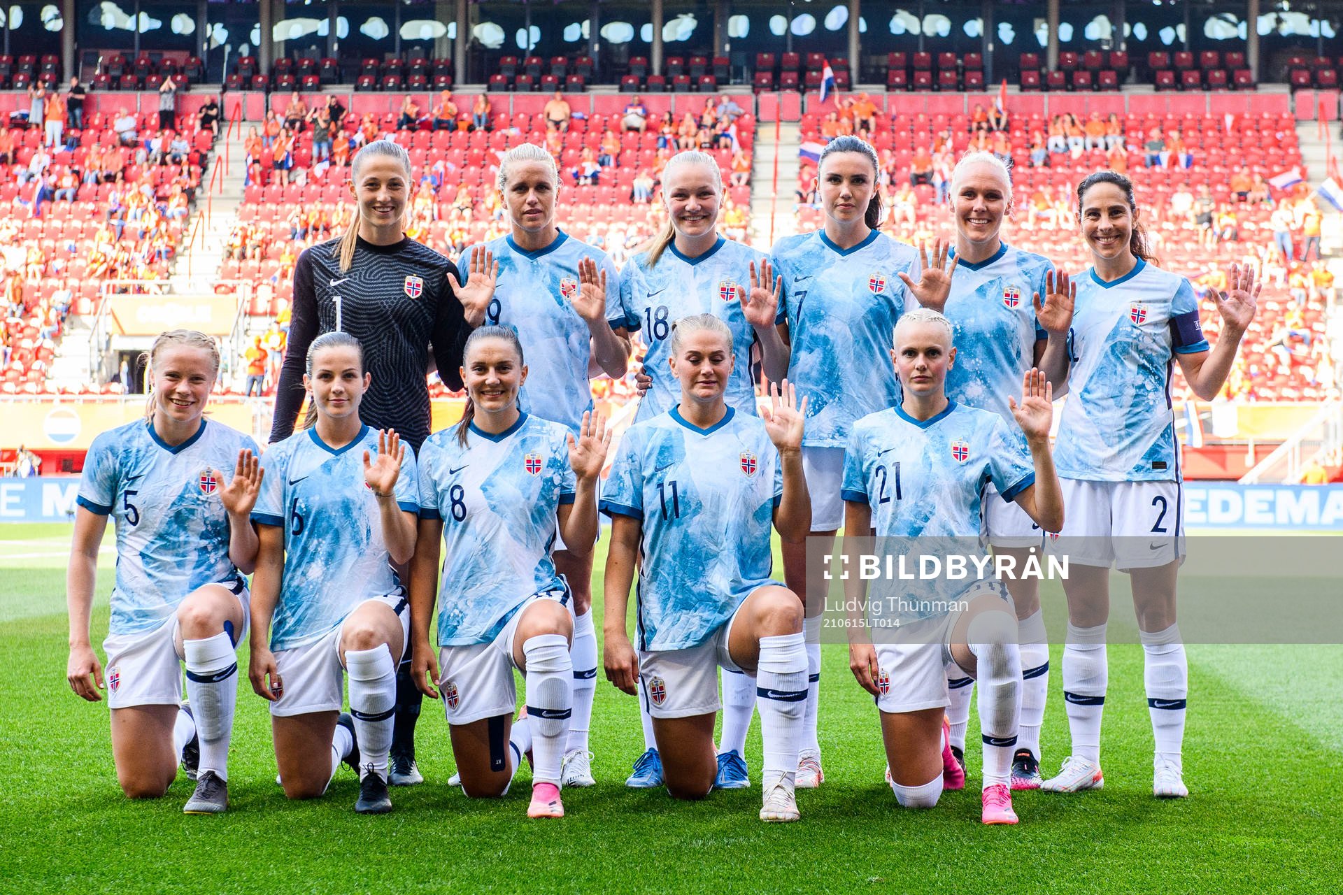 goalkeeper Cecilie Fiskerstrand, Tuva Hansen, Frida Maanum,