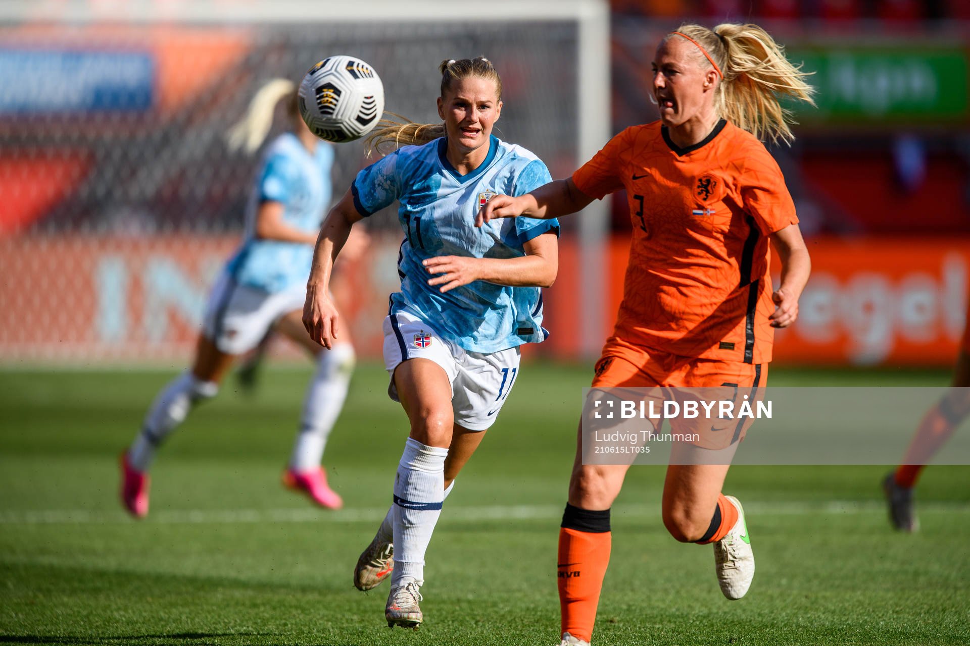 Lisa-Marie Karlseng Utland of Norway and Stefanie van der