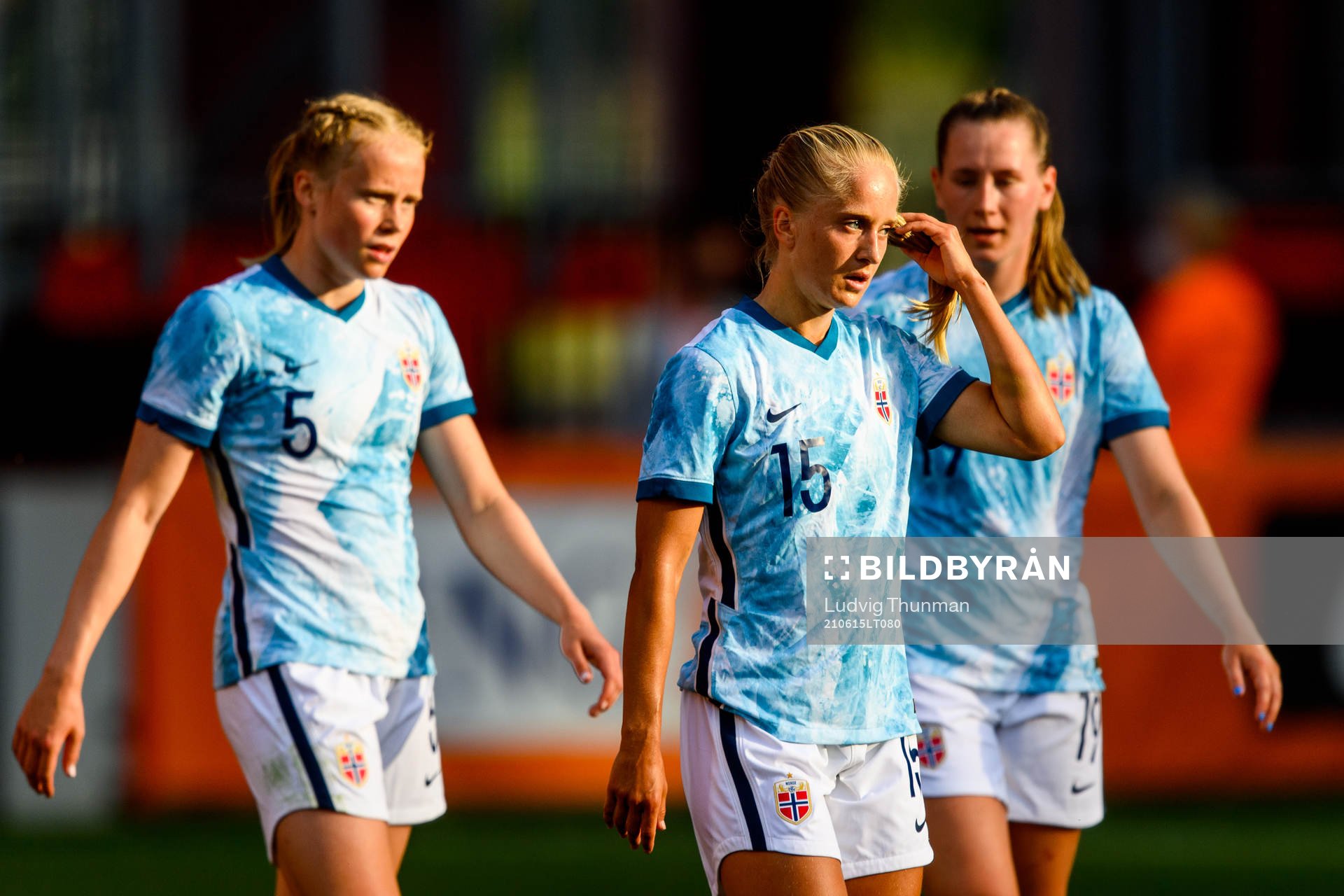 Julie Blakstad, Amalie Vevle Eikeland and Elisabeth Terland