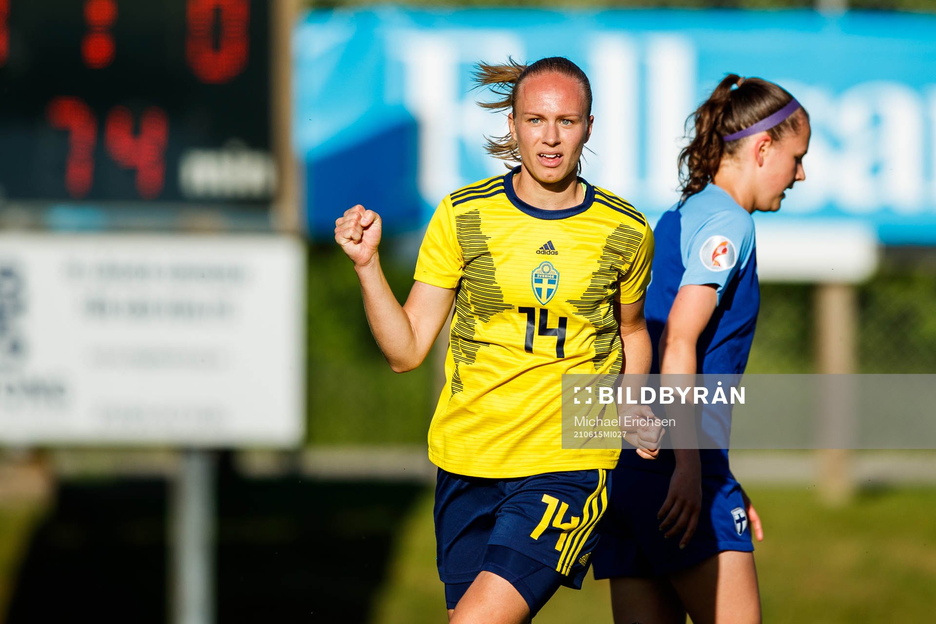 of Sweden Nathalie Björn jublar