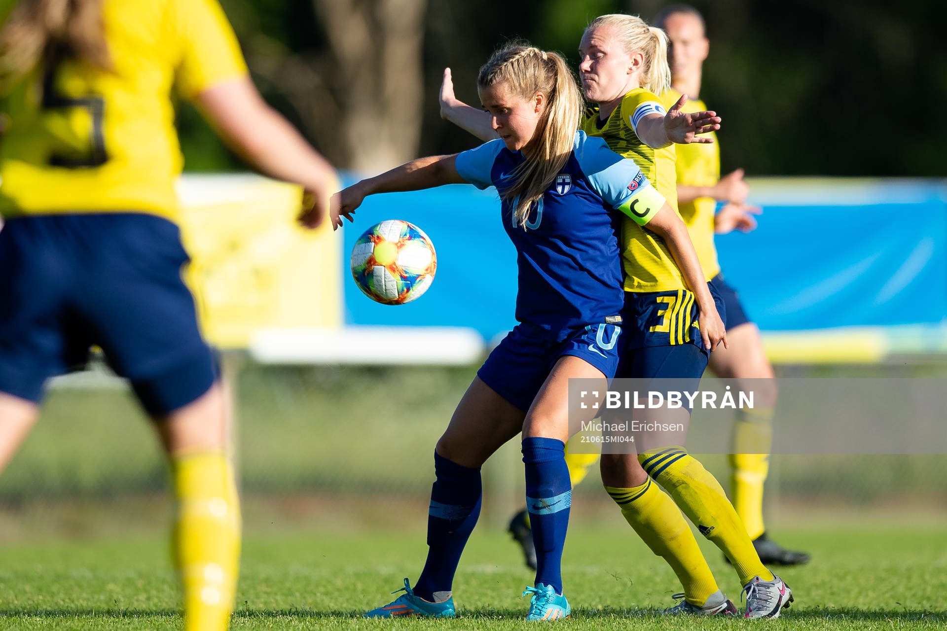 Finlands Amanda Rantanen och Sveriges Josefine Rybrink