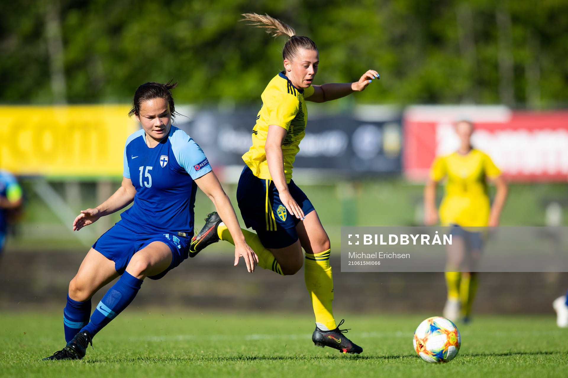 Finlands Nana Yang och Sveriges Cornelia Kapocs