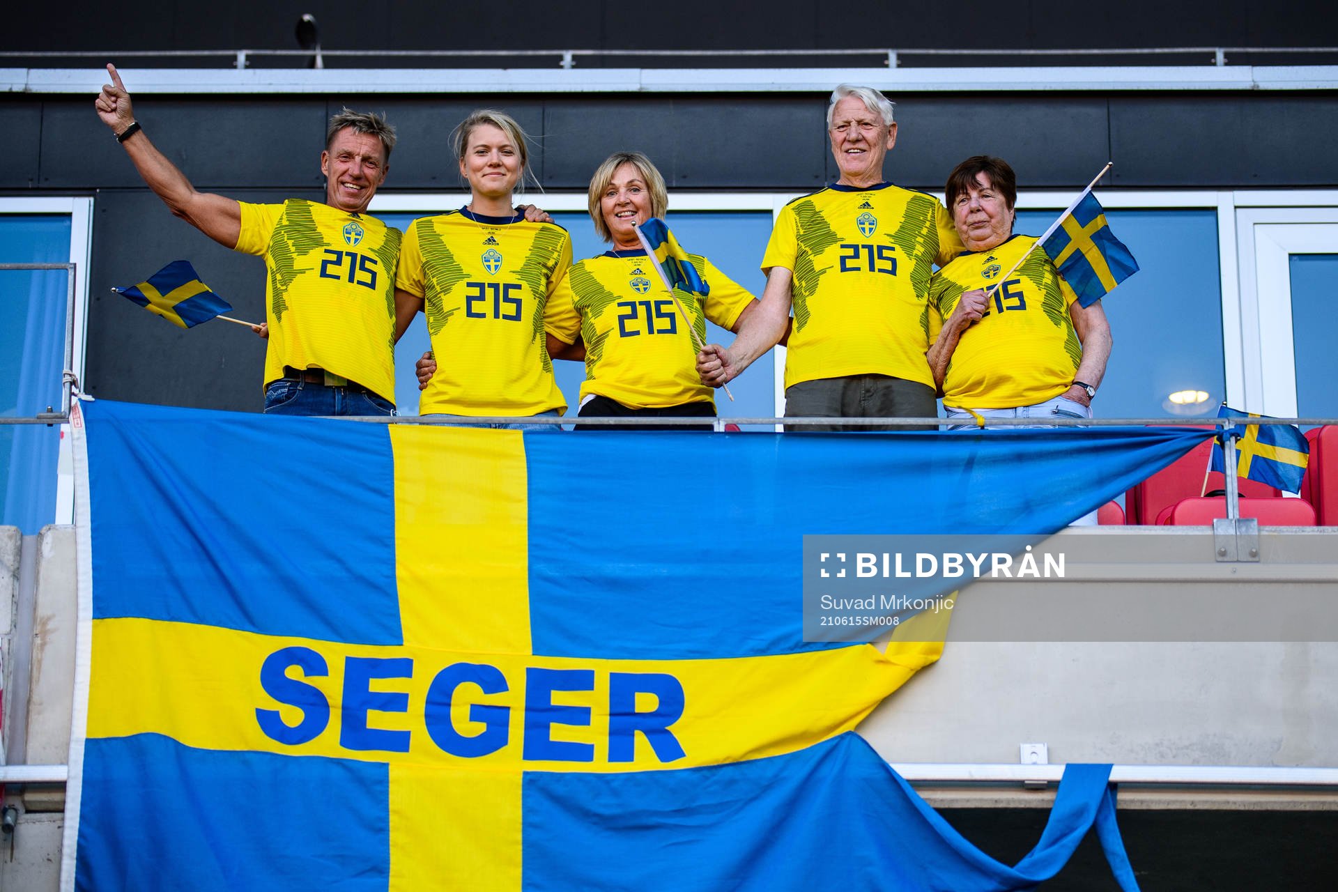 Family members of Caroline Seger prior to the international