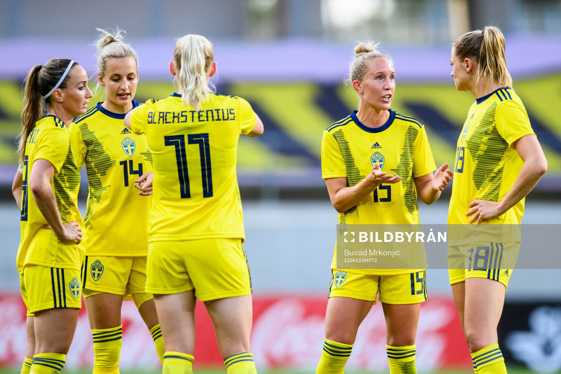 Kosovare Asllani, Nathalie Björn, Stina Blackstenius,