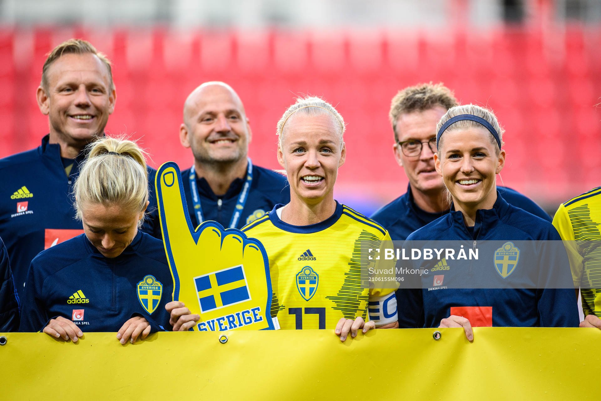 Caroline Seger of Sweden after the international friendly football match between Sweden and Australia on June 15, 2021 in Kalmar.