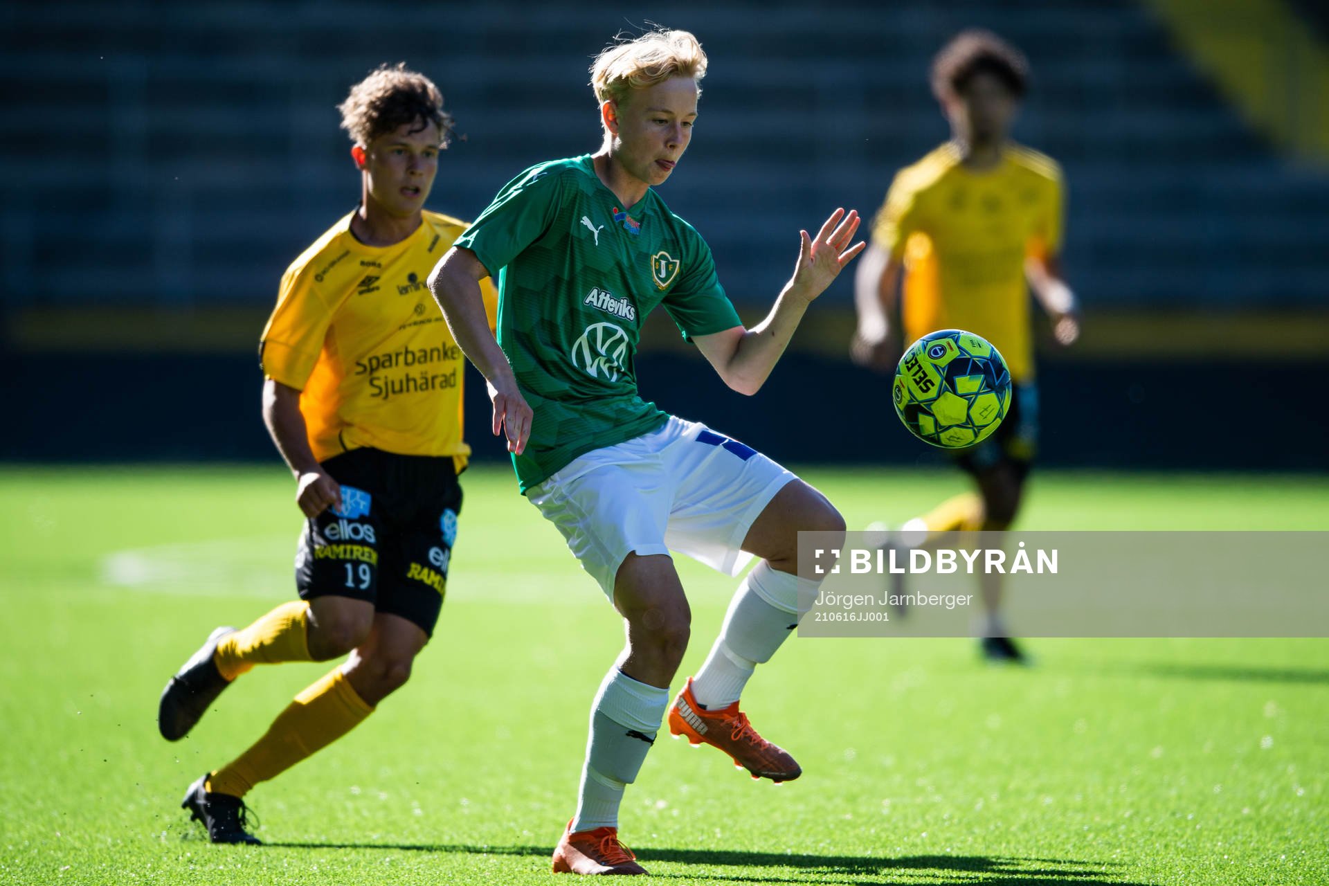 Jönköpings Gustav Spångberg och Elfsborgs Enzo Andrén