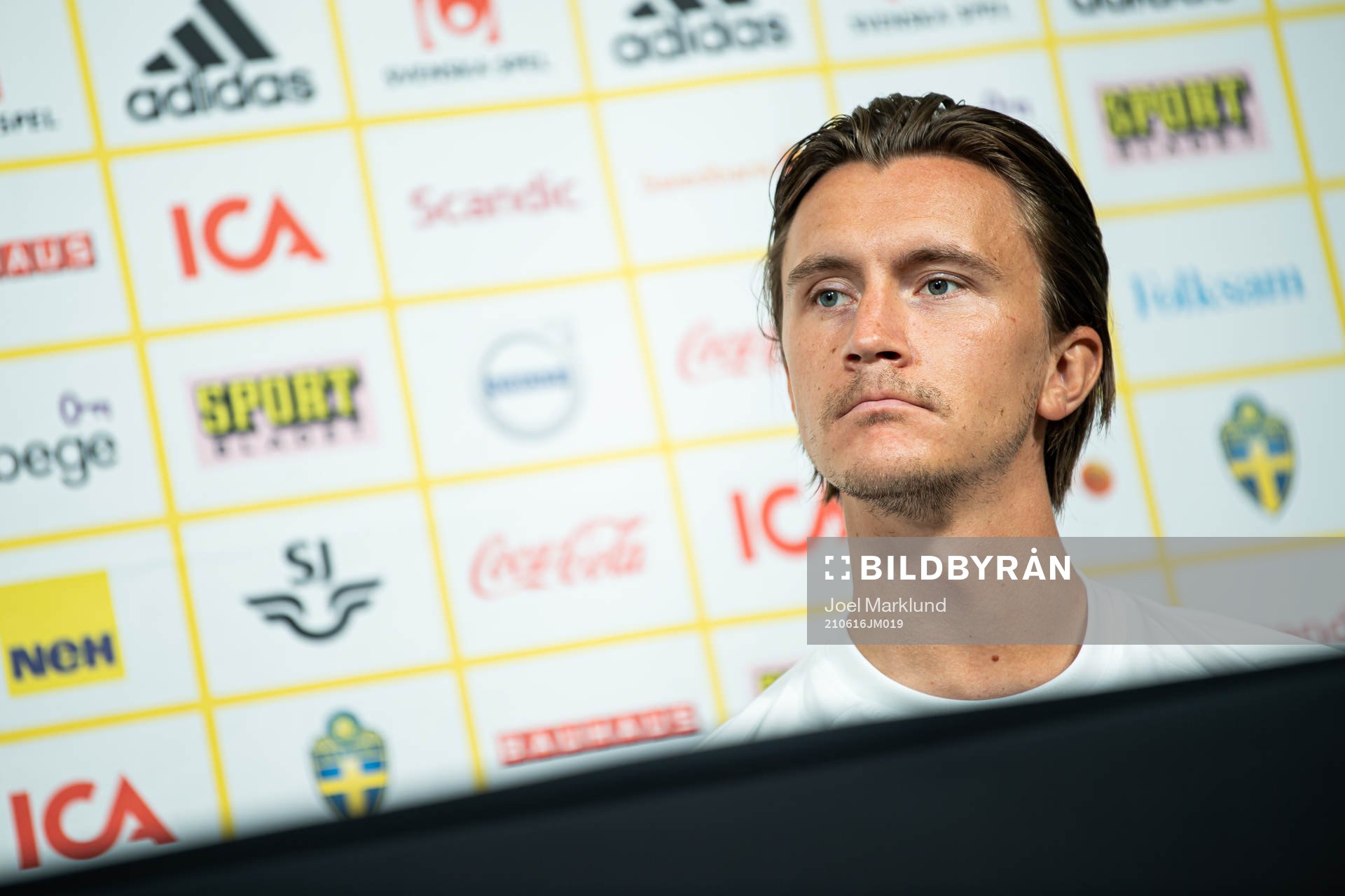 Kristoffer Olsson of the Swedish national football team at