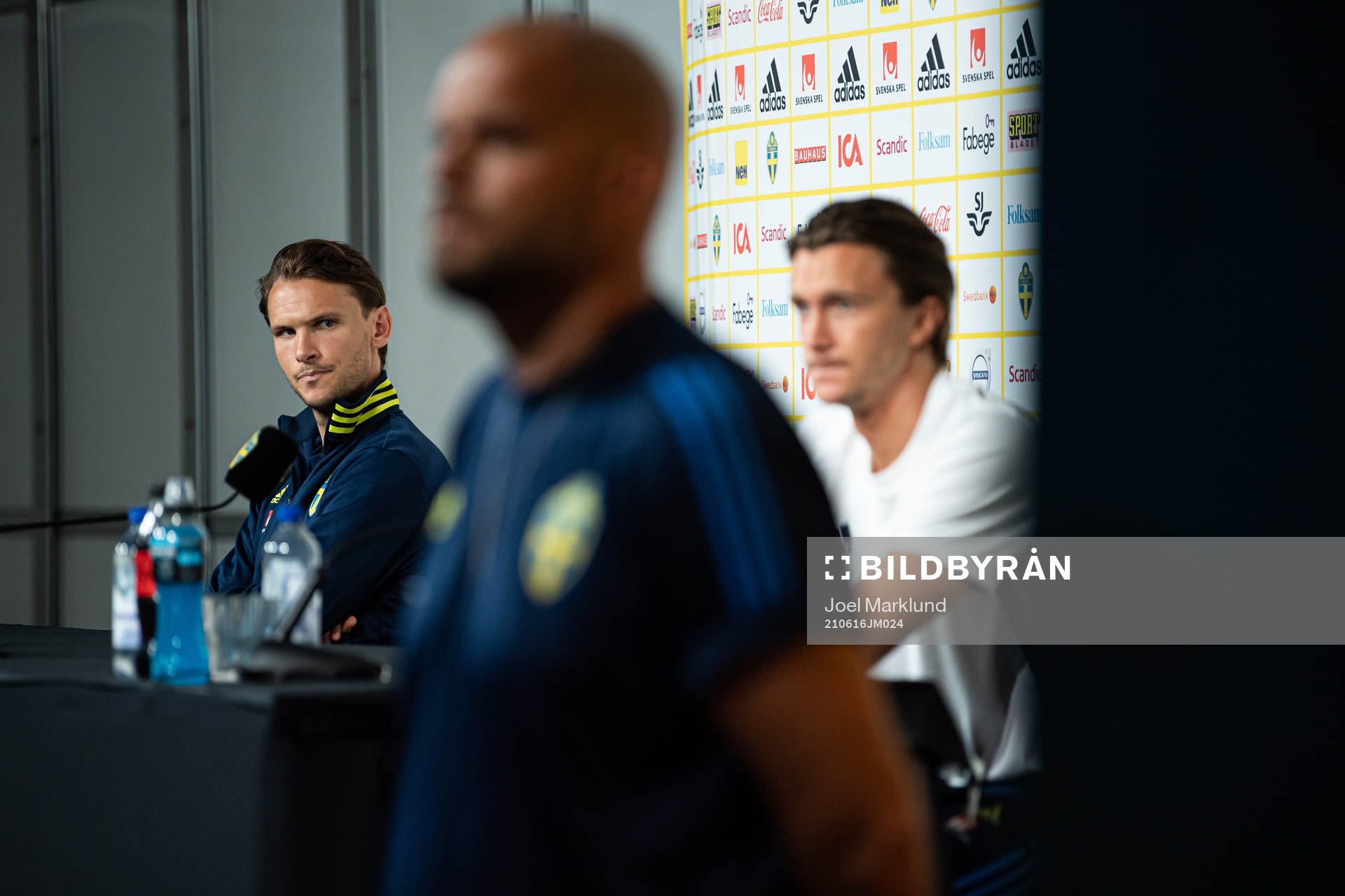 Albin Ekdal of the Swedish national football team at a