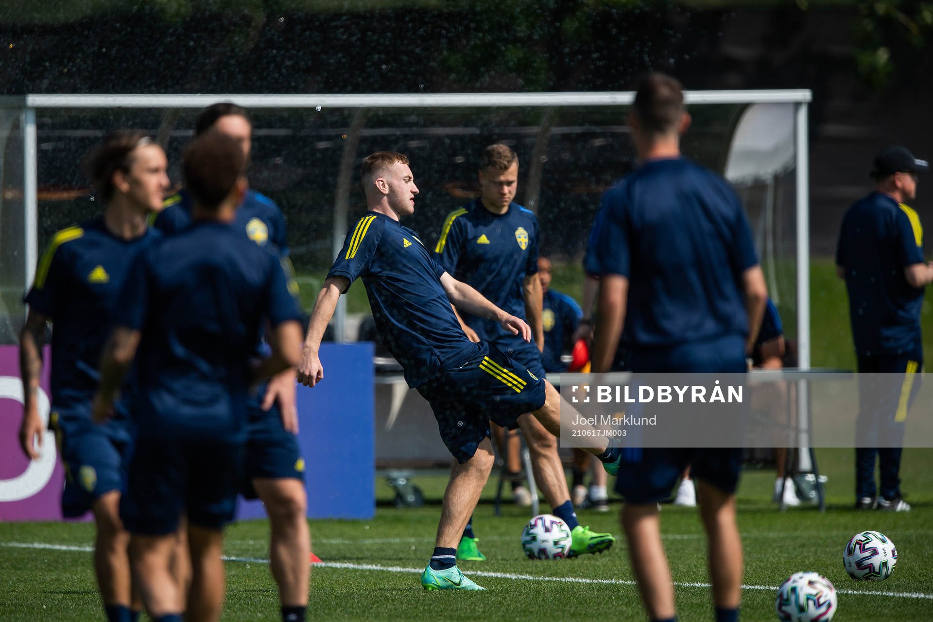 Dejan Kulusevski of the Swedish national football team at a