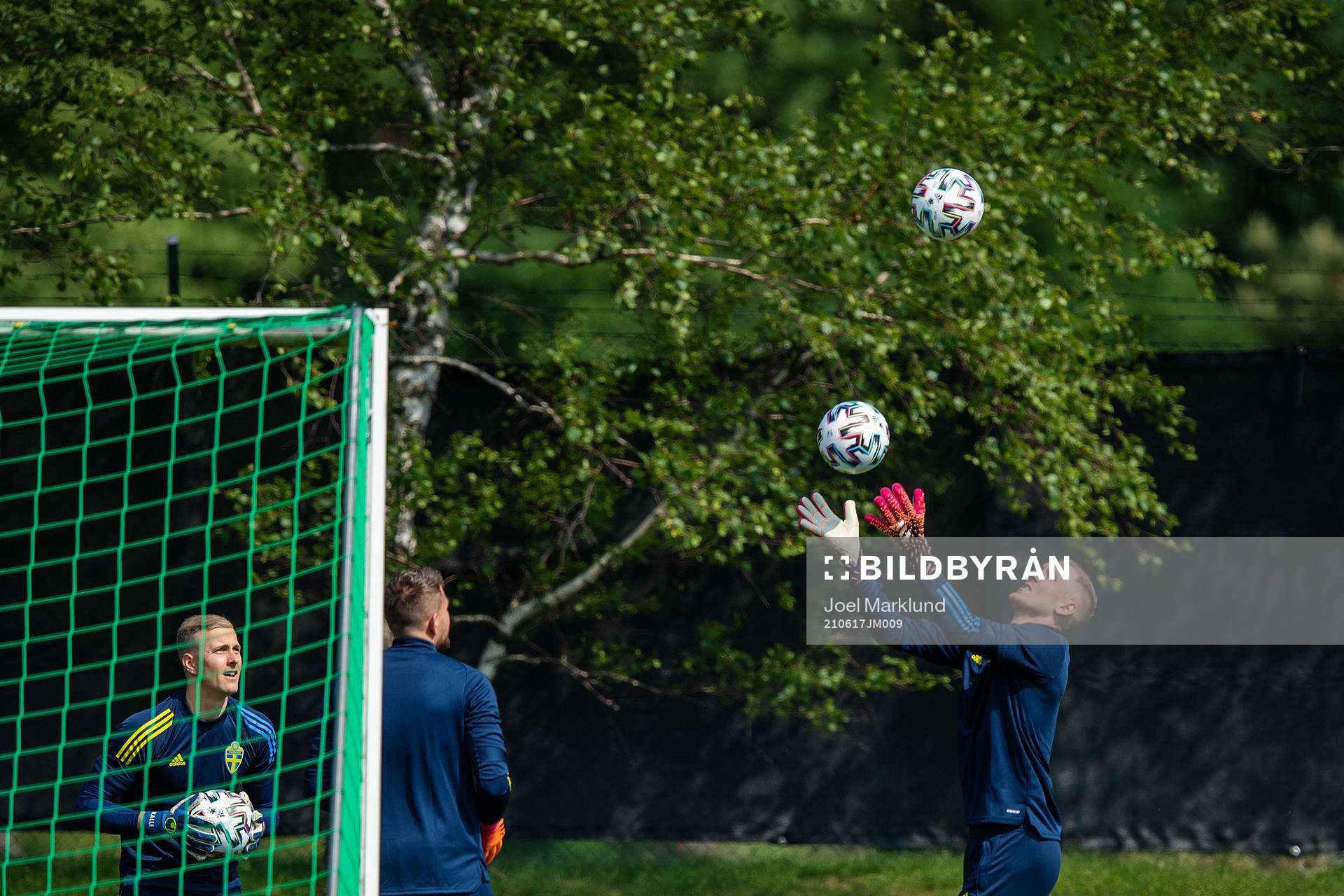 goalkeepers Karl-Johan Johnsson, Kristoffer Nordfeldt and