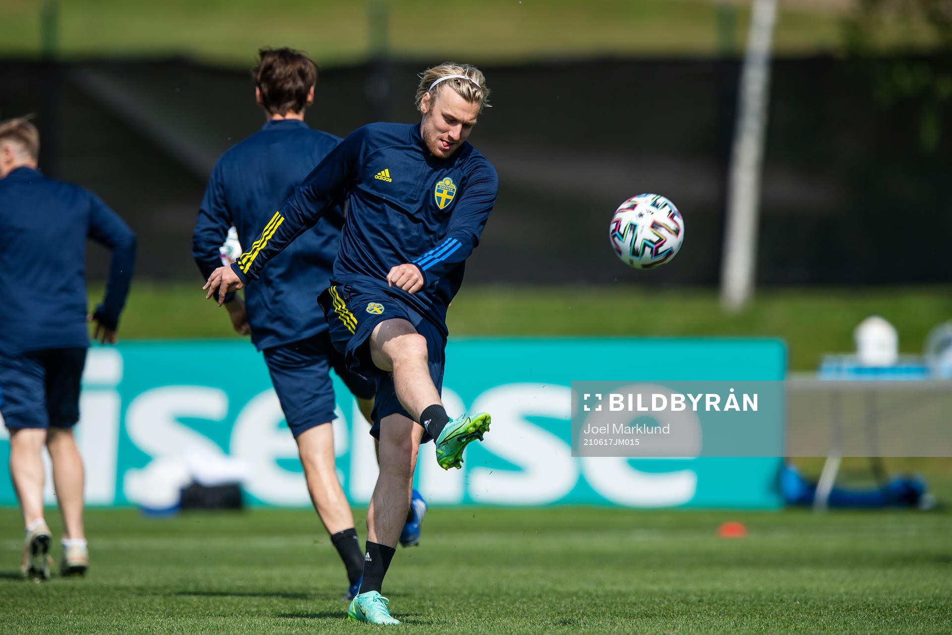 Emil Forsberg of the Swedish national football team at a