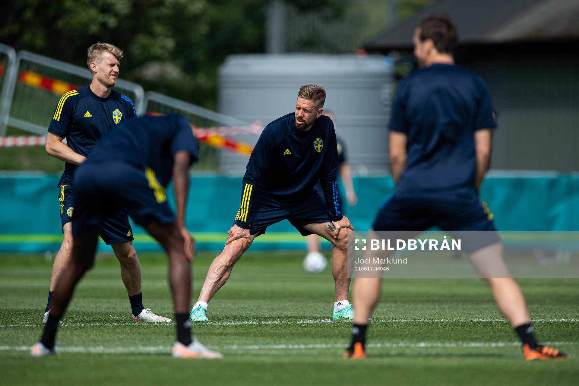 Filip Helander and Pontus Jansson of the Swedish national