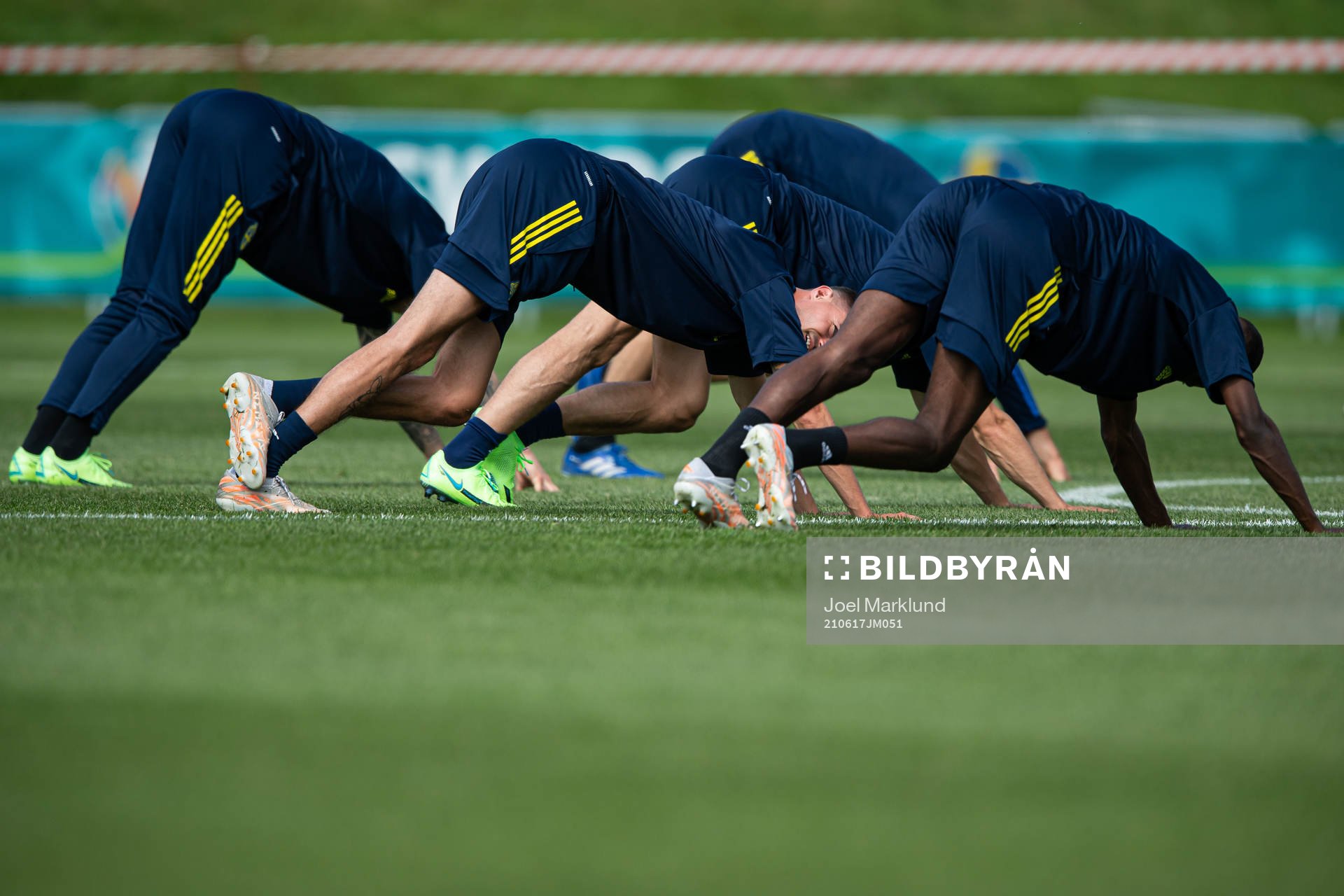 Mikael Lustig of the Swedish national football team at a
