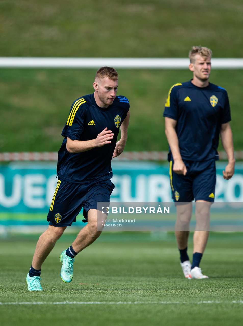 Dejan Kulusevski of the Swedish national football team at a