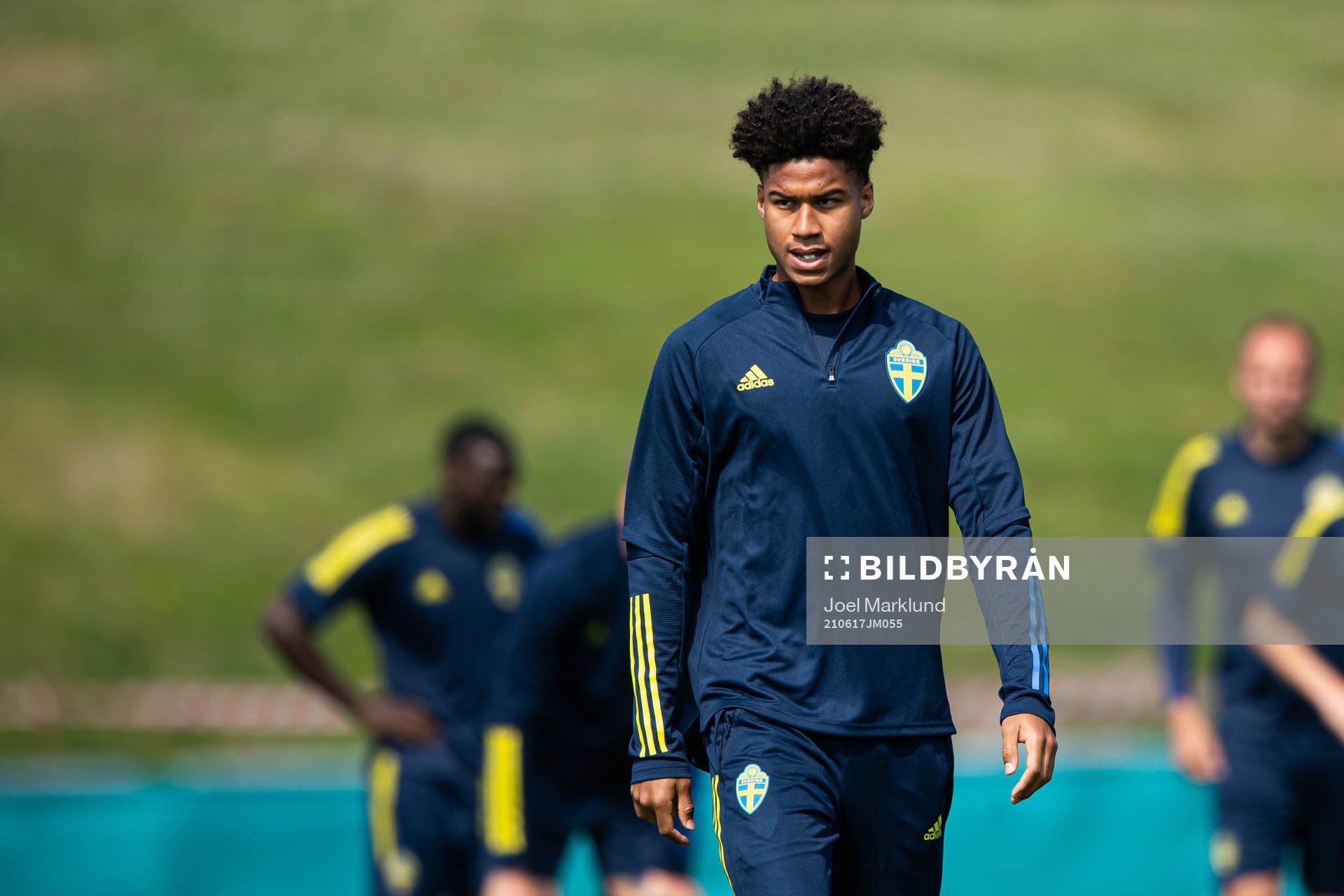 Jens Cajuste of the Swedish national football team at a