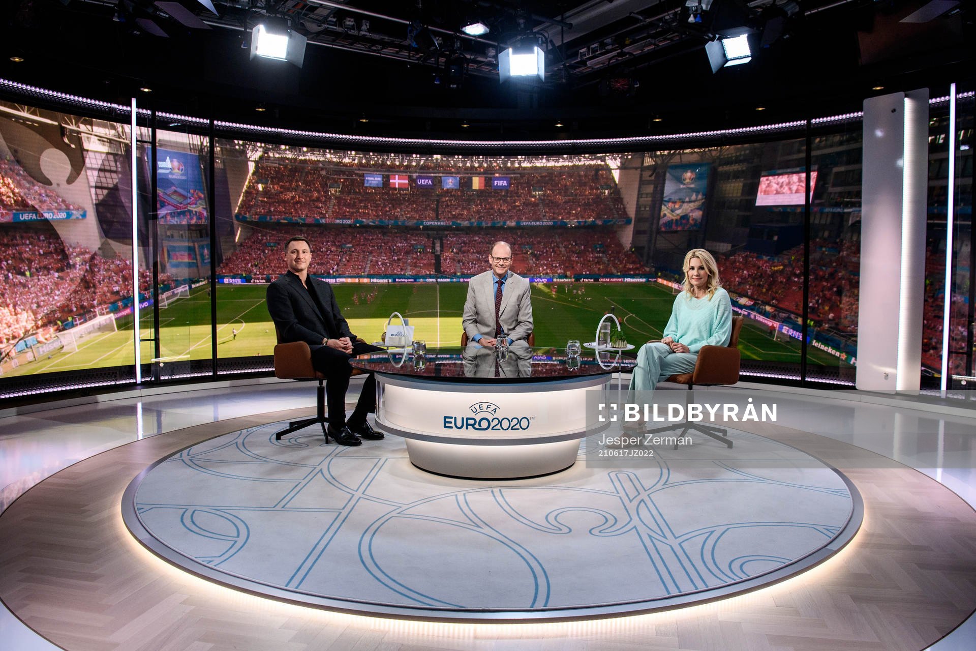 s Kim Källström, Lasse Granqvist och Hanna Marklund  i