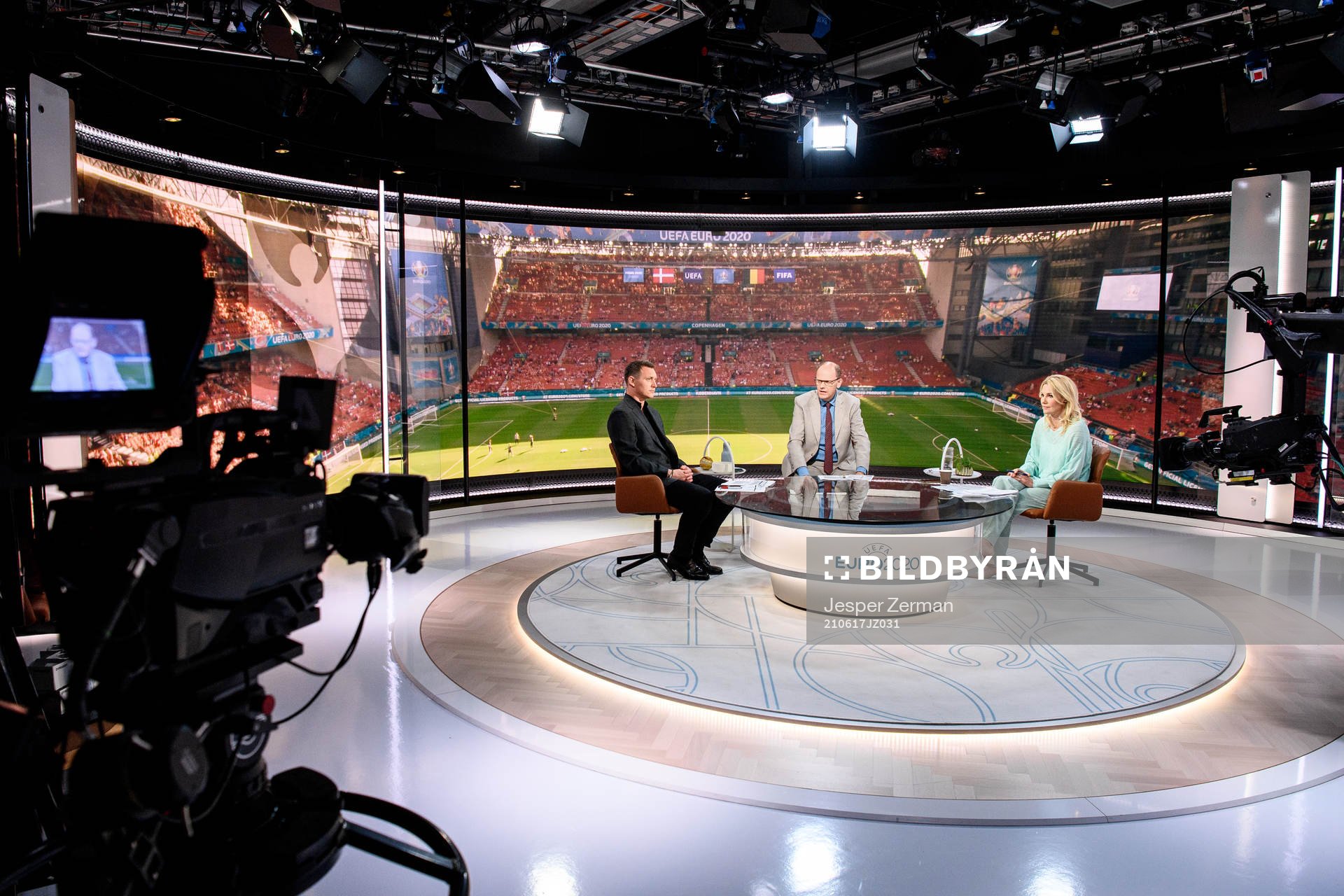 s Kim Källström, Lasse Granqvist och Hanna Marklund i