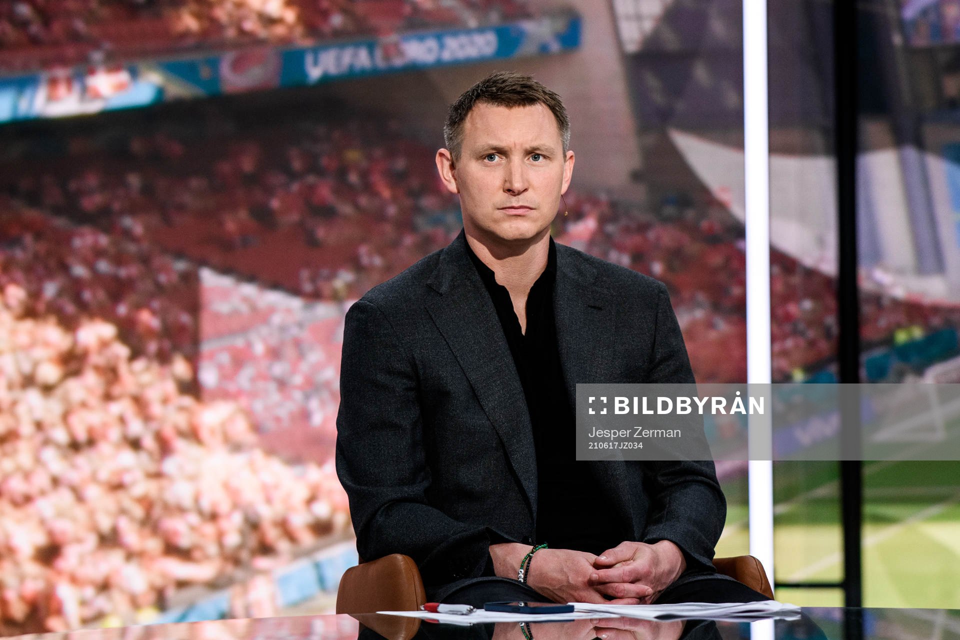 s Kim Källström i TV4:s EM-studio