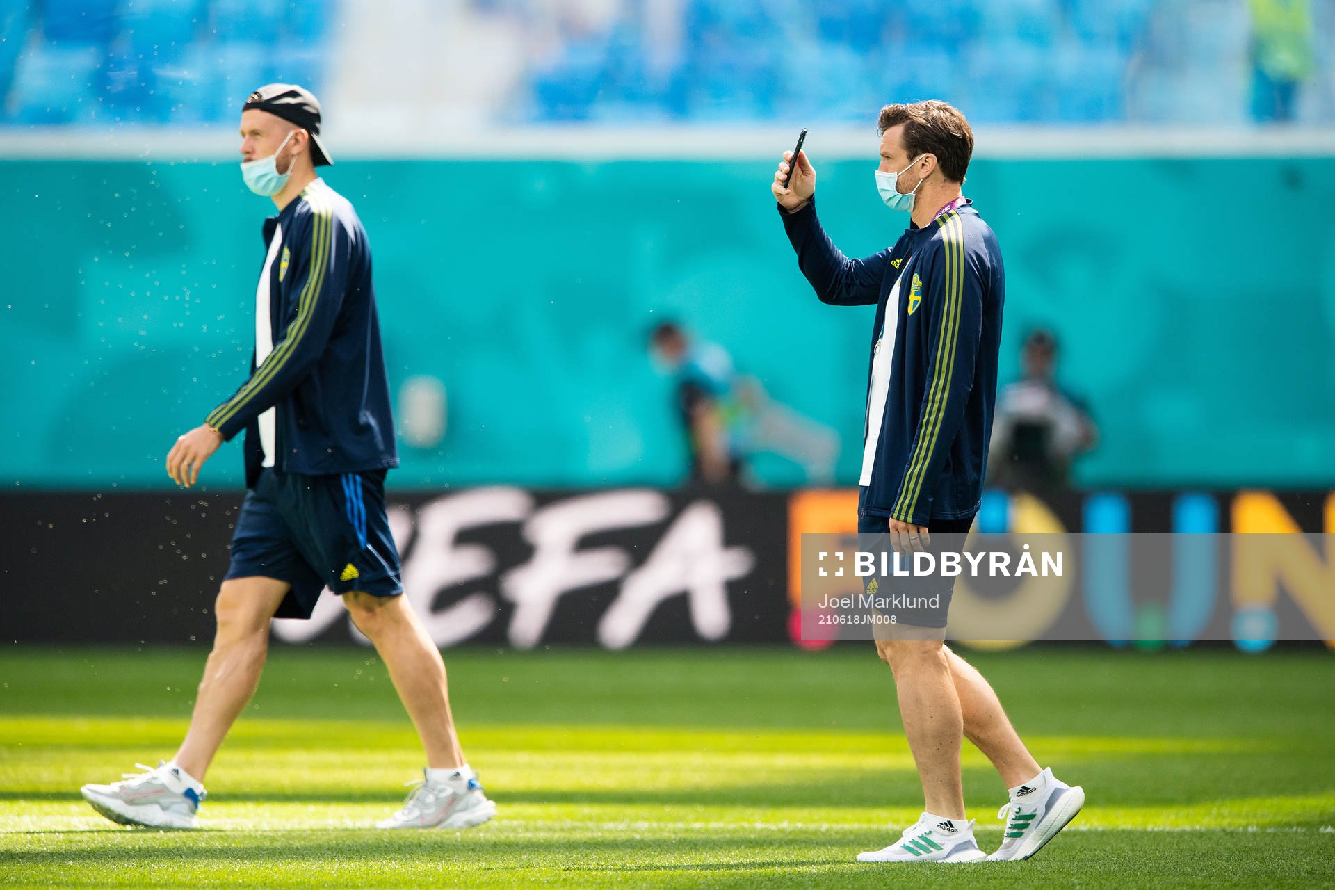Pontus Jansson and Gustav Svensson of Sweden