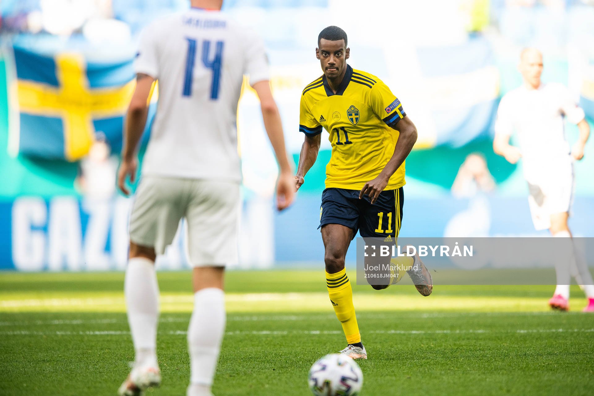 Alexander Isak of Sweden
