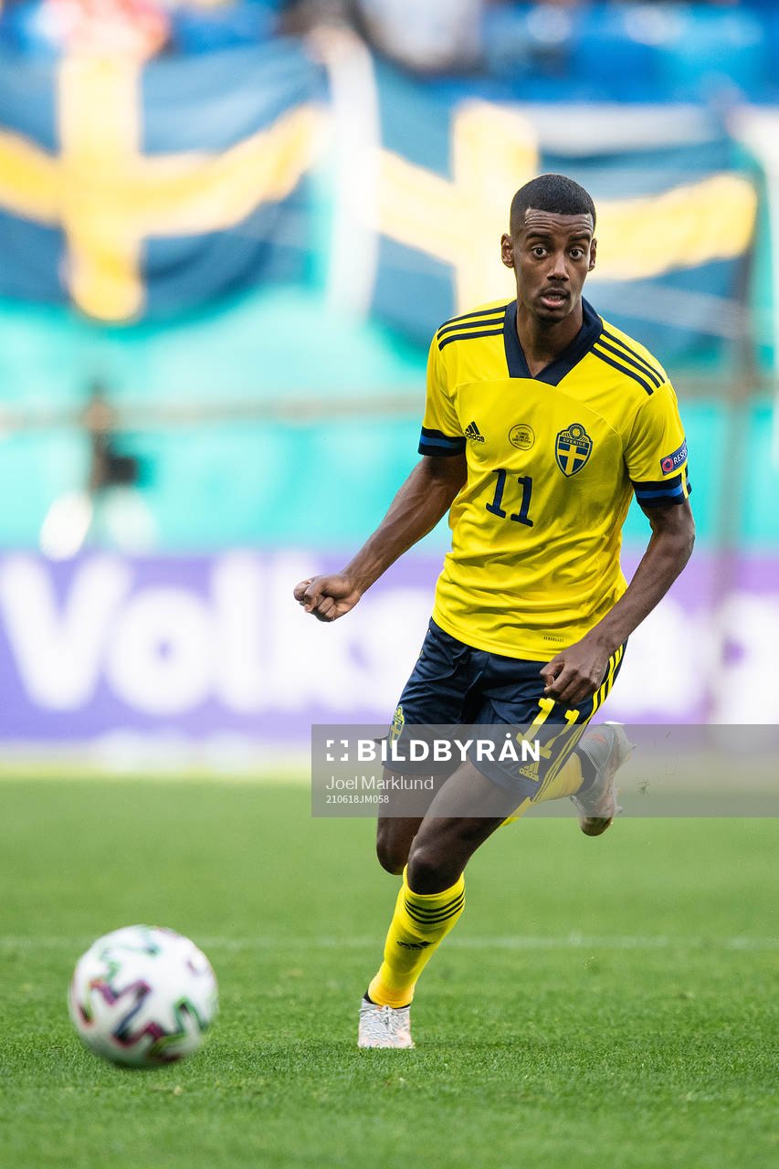 Alexander Isak of Sweden