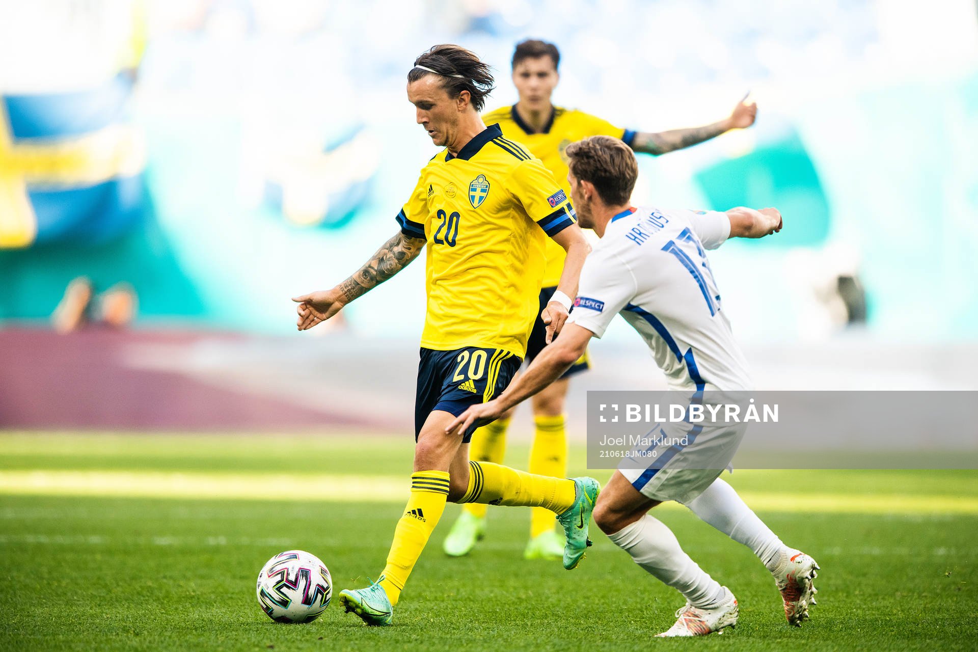 Kristoffer Olsson of Sweden and Patrik Hrosovsky of Slovakia