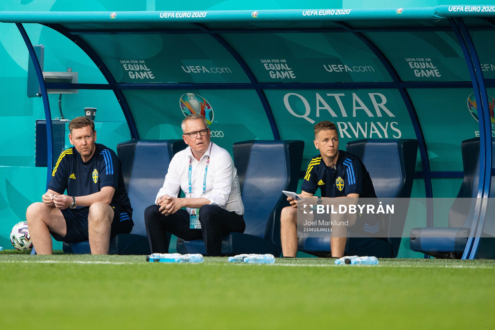assistant coach Peter Wettergren, head coach Janne