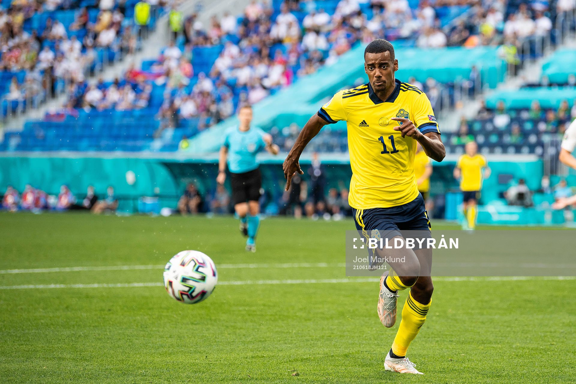 Alexander Isak of Sweden