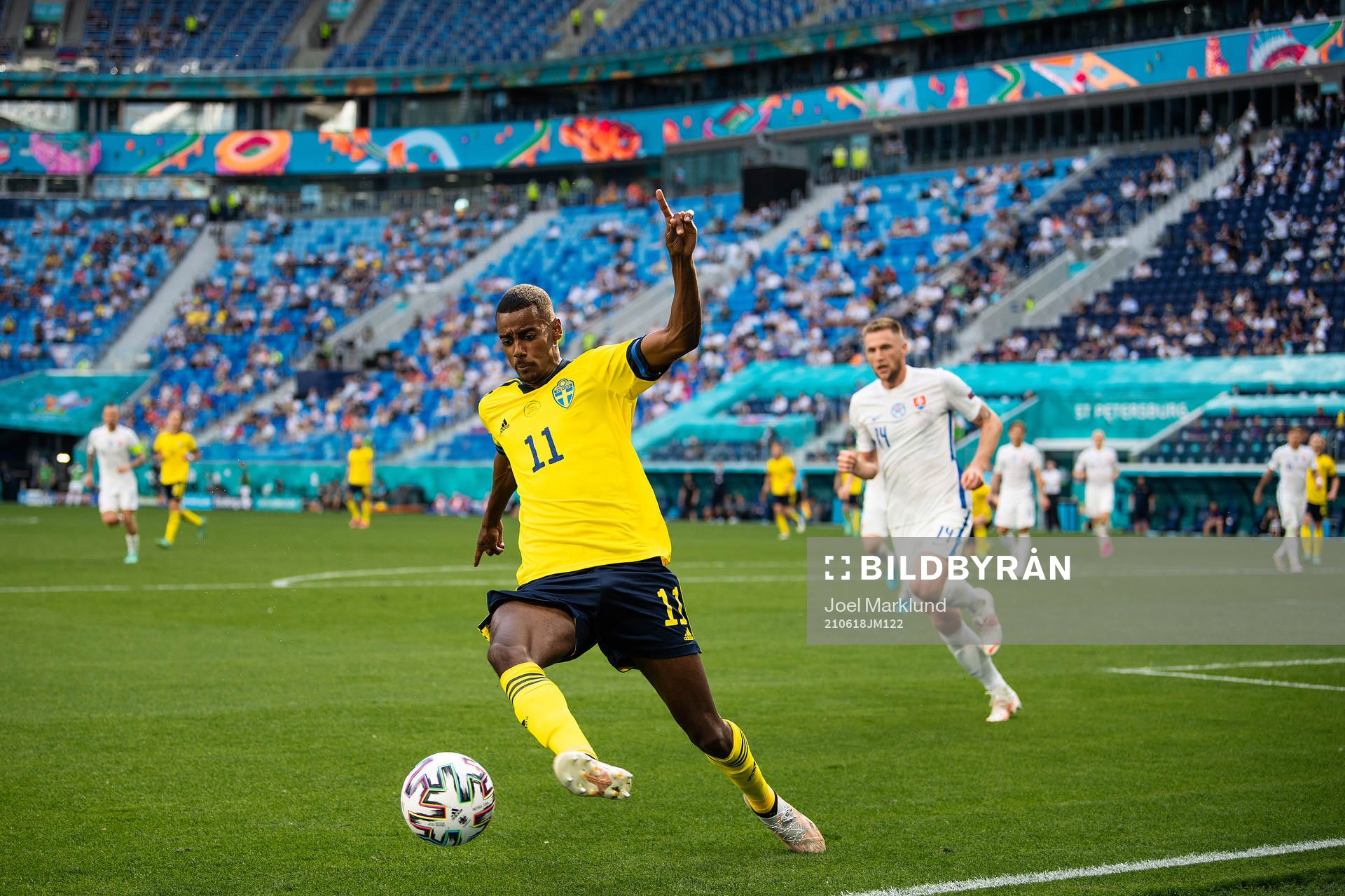 Alexander Isak of Sweden