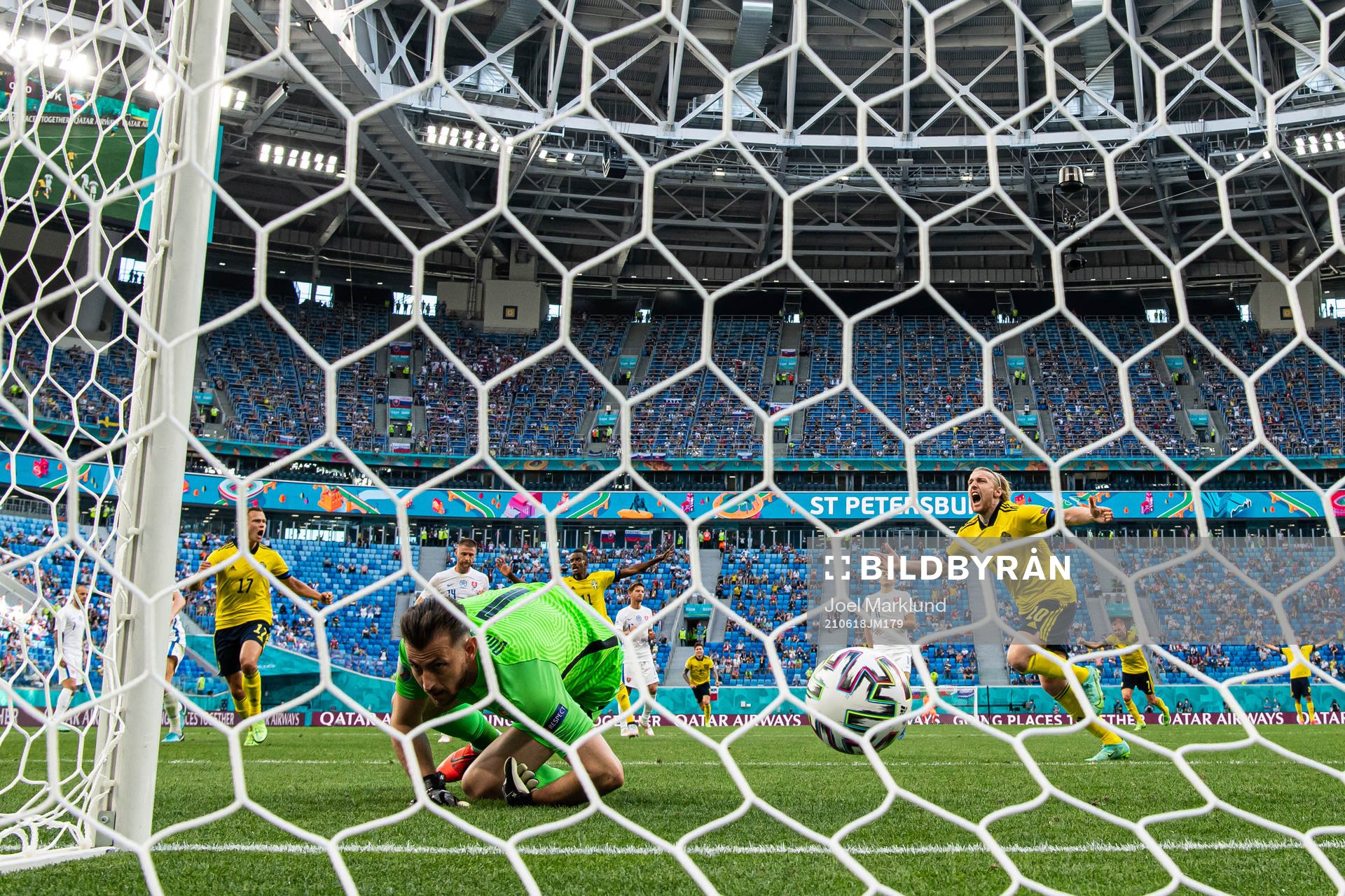 during the UEFA Euro 2020 Football Championship match