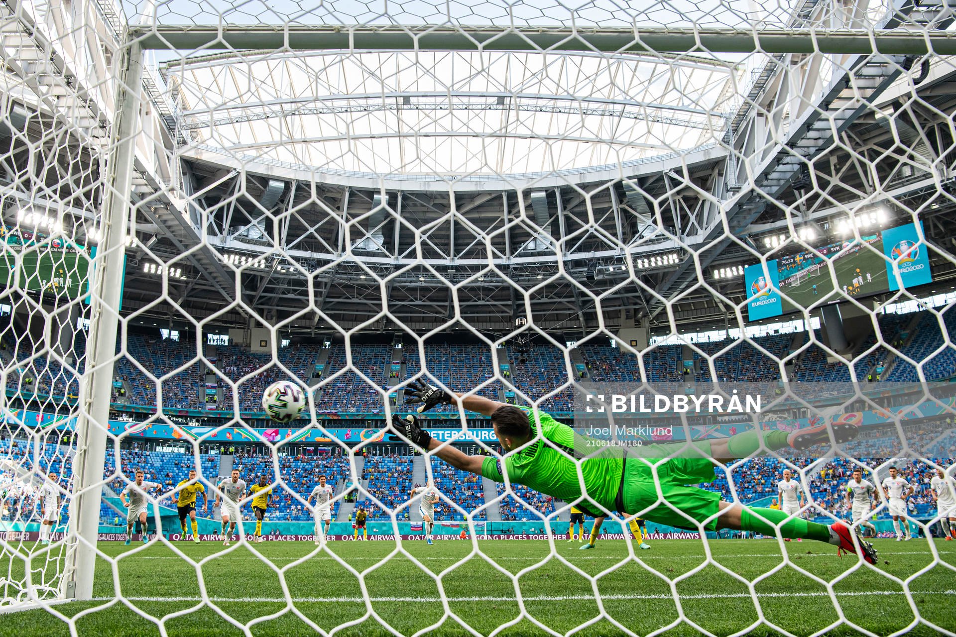 during the UEFA Euro 2020 Football Championship match