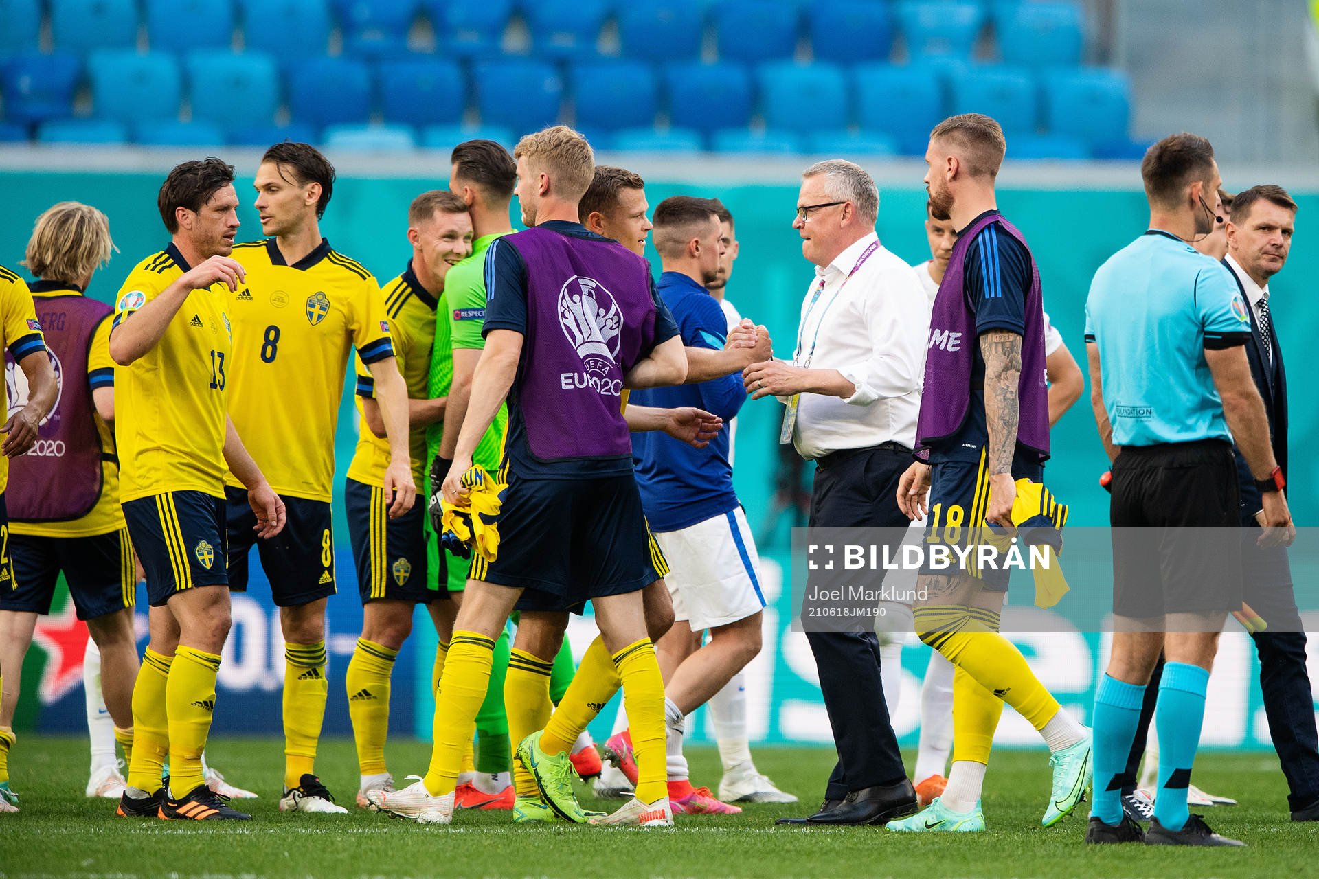 head coach Janne Andersson of Sweden