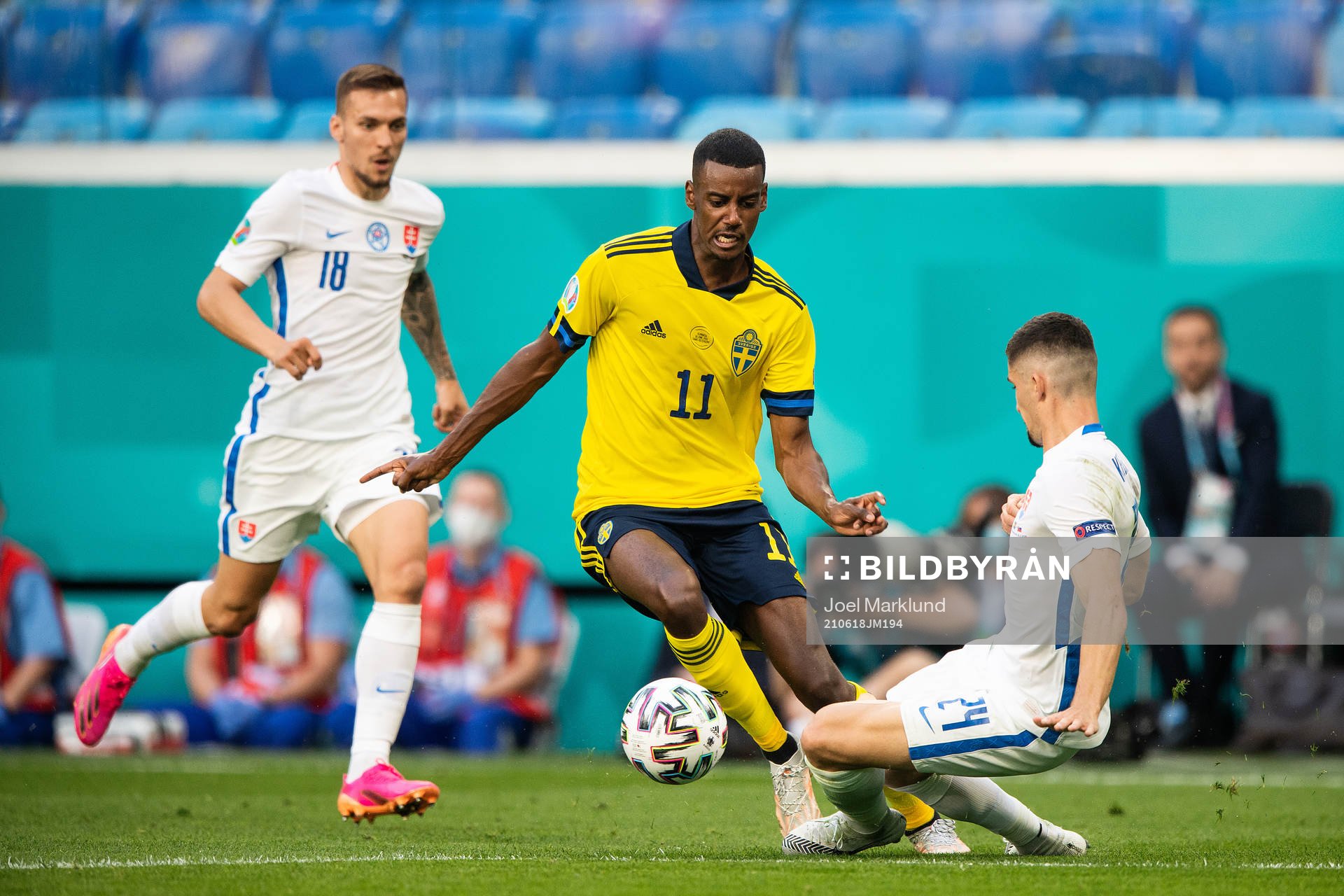 during the UEFA Euro 2020 Football Championship match