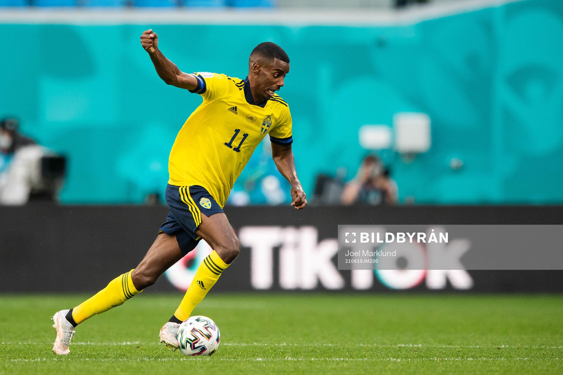Alexander Isak of Sweden