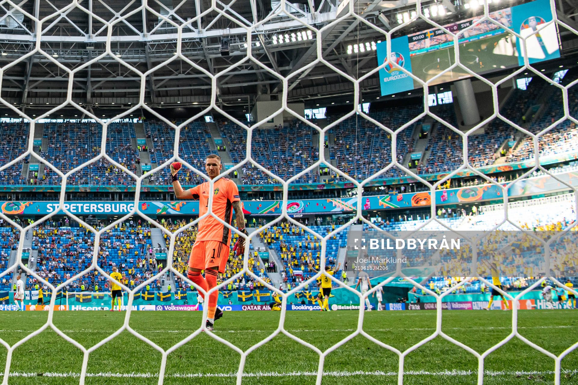 during the UEFA Euro 2020 Football Championship match