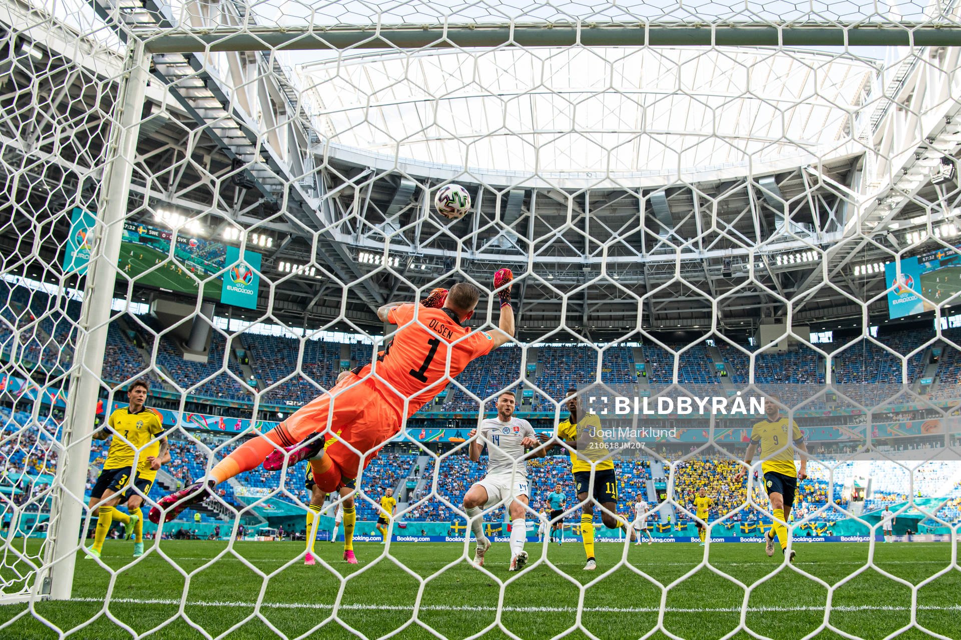 during the UEFA Euro 2020 Football Championship match