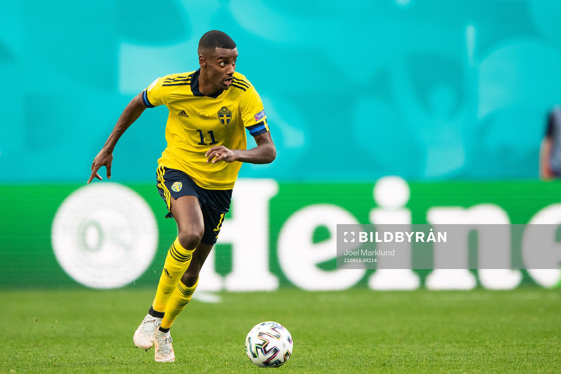 Alexander Isak of Sweden