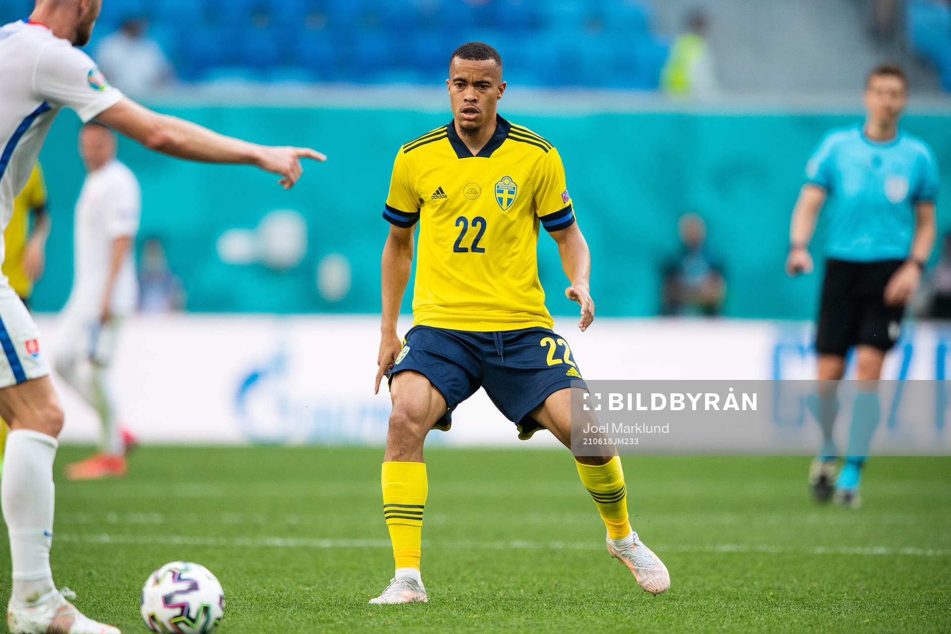Robin Quaison of Sweden