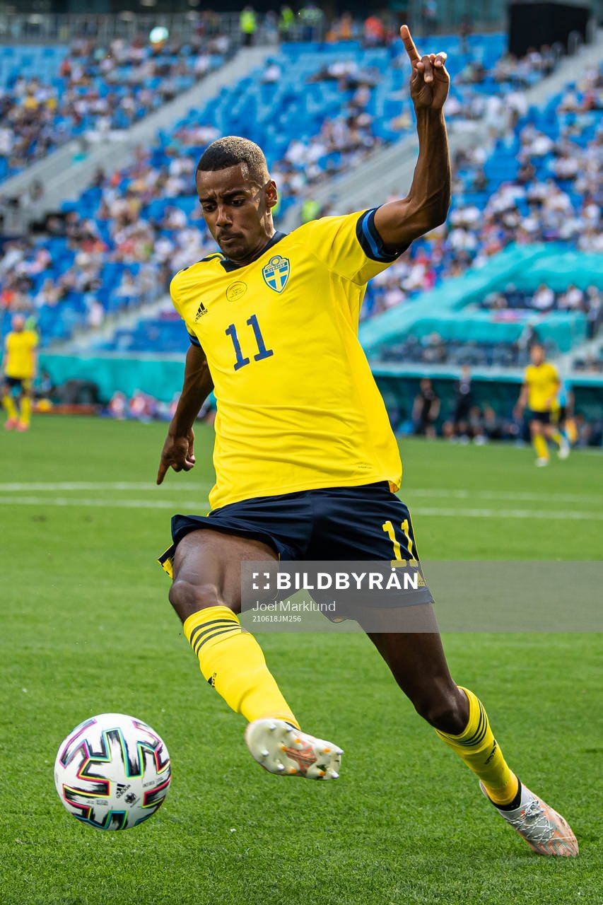 Alexander Isak of Sweden